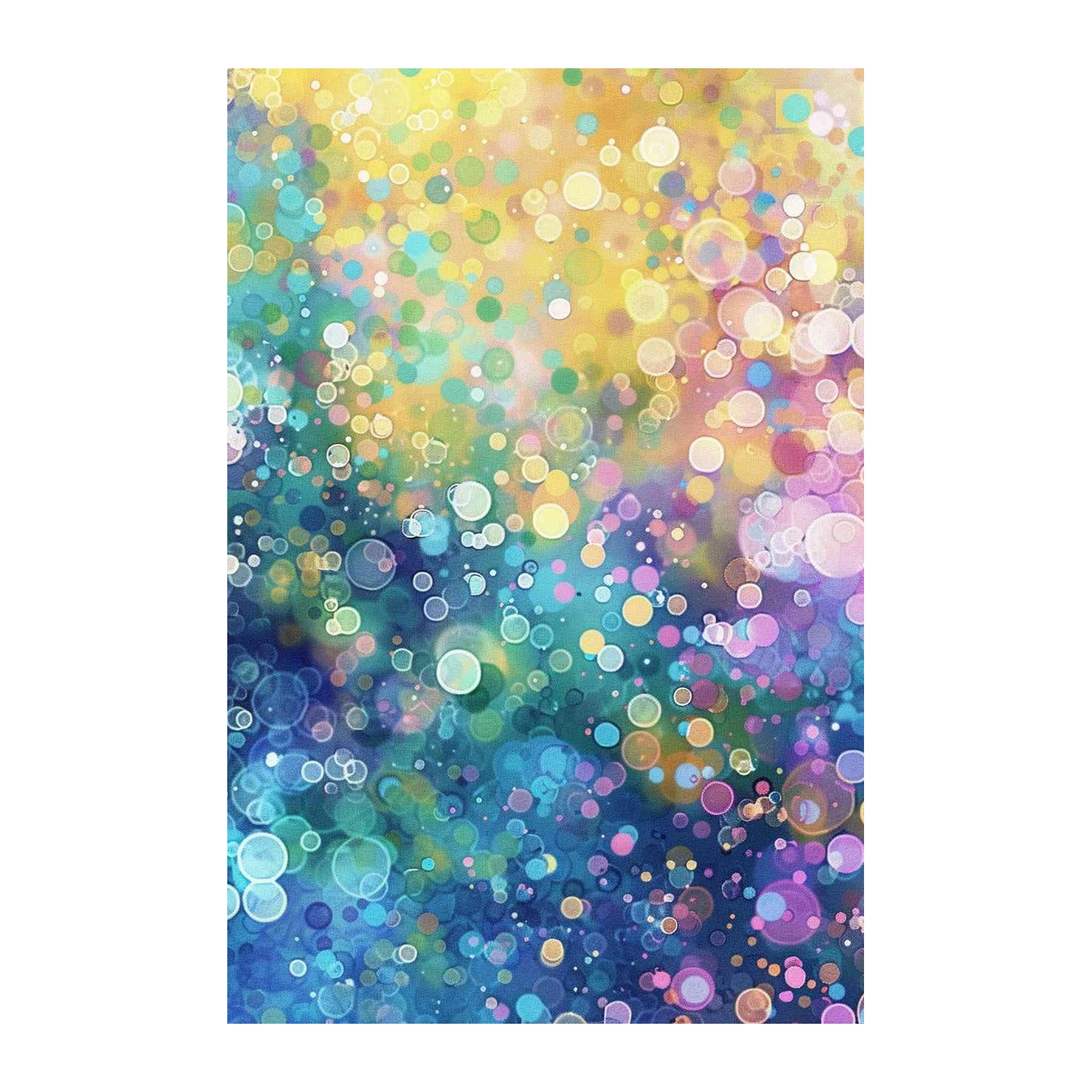 Vibrant Bokeh Dreams Wall Art