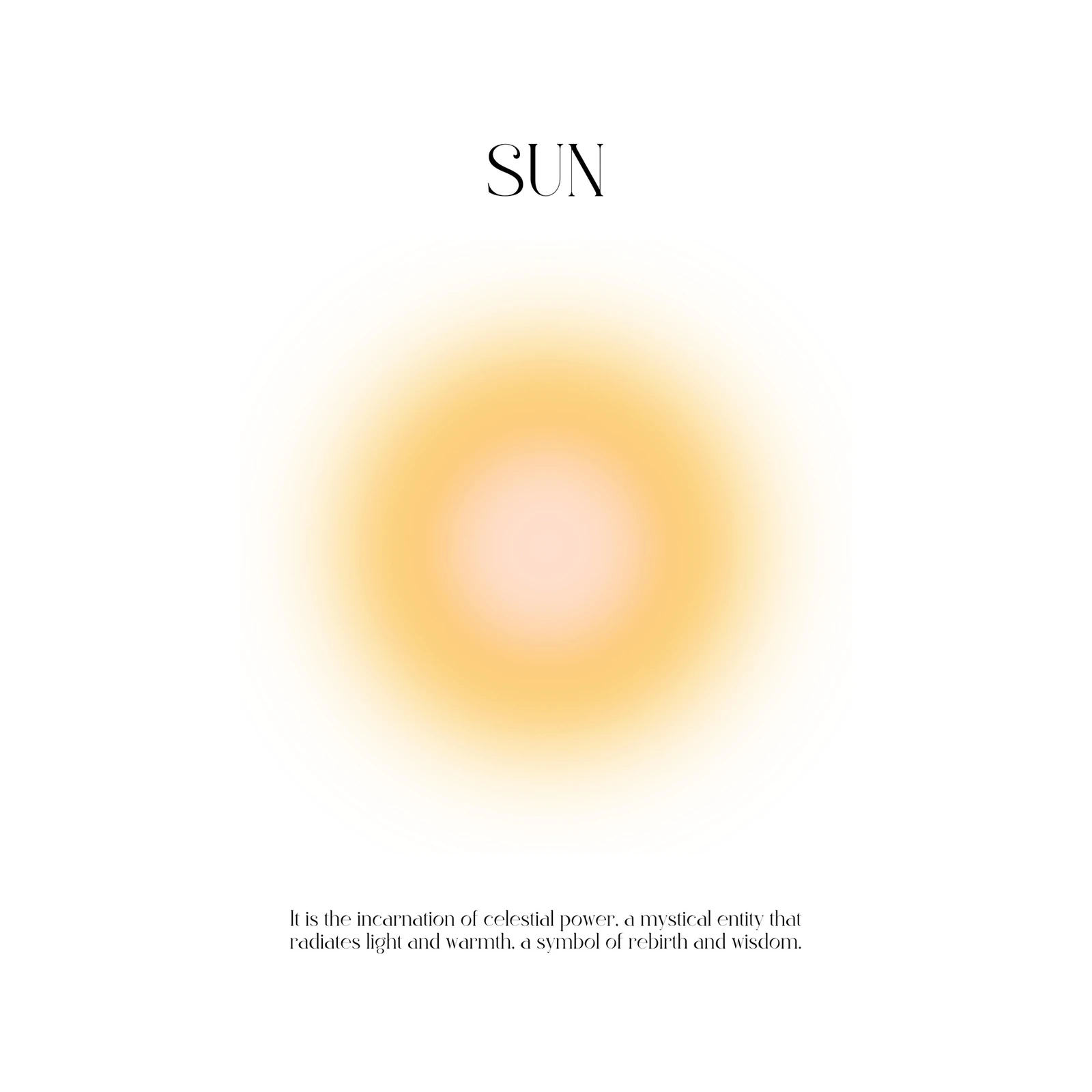 Aura Sun Celestial Power Wall Art