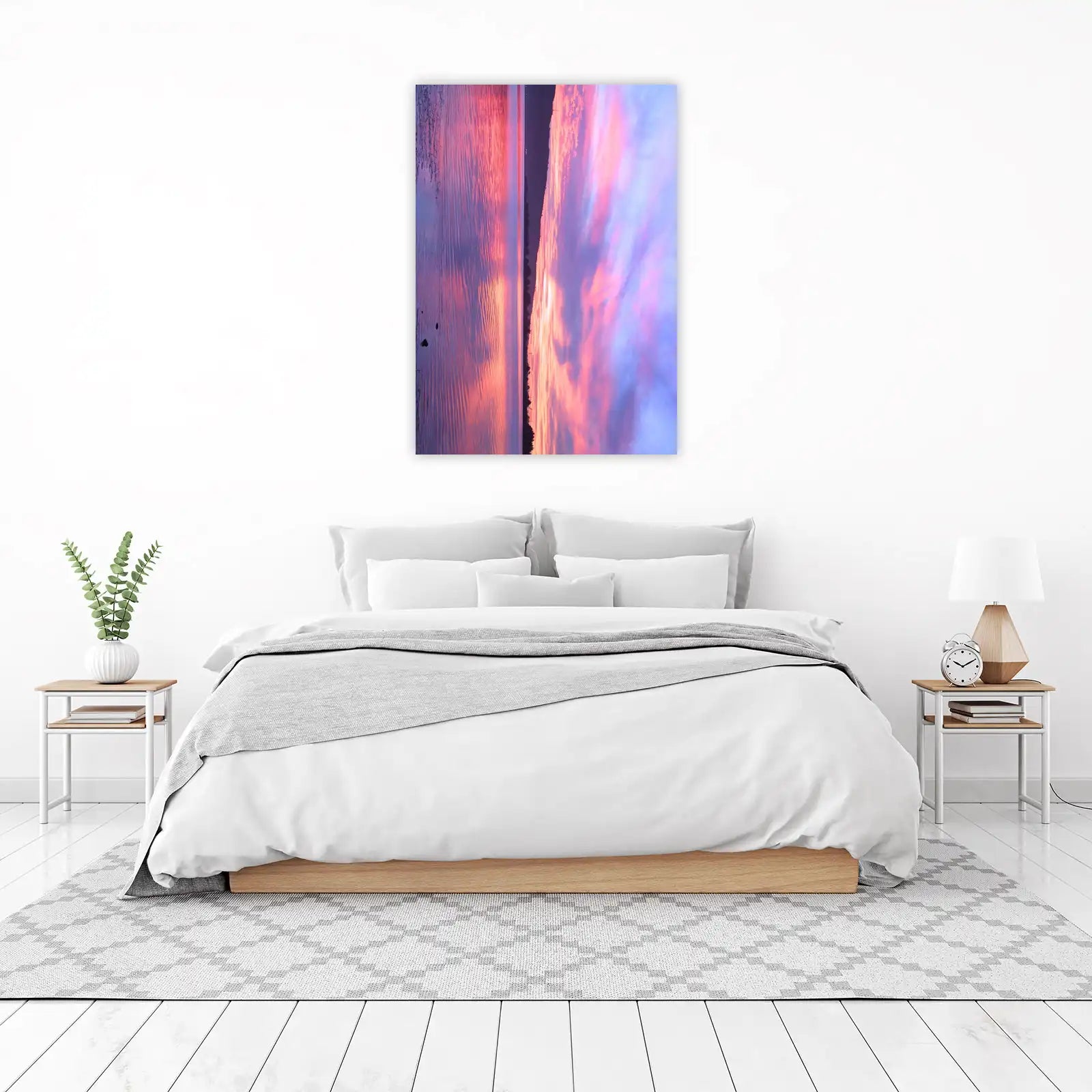 Serene Sunset Water & Sky Wall Art