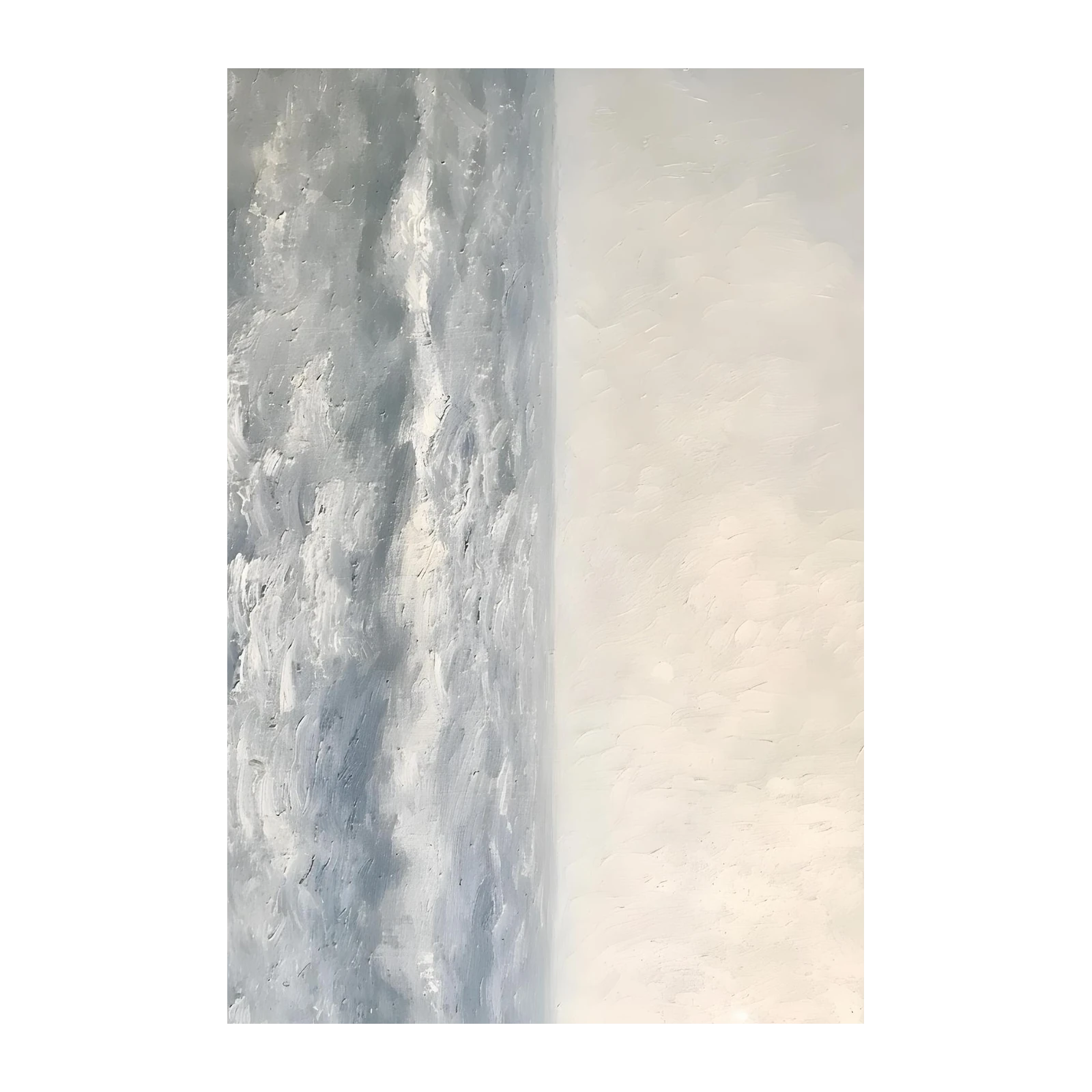 Serene Sky Abstract Textured Wall Art