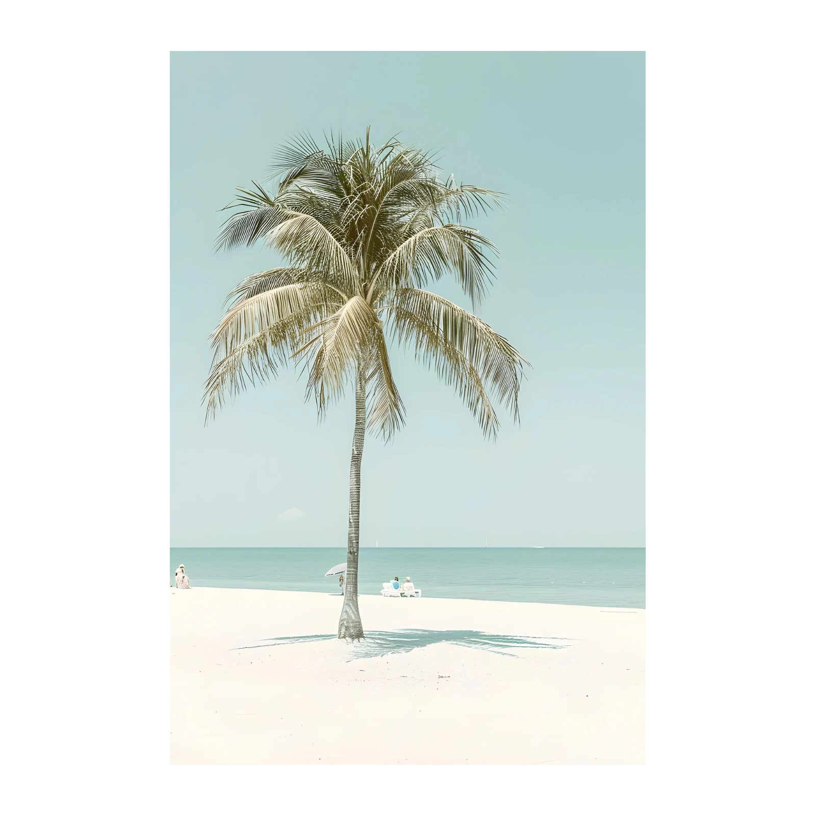 Serene Palm Beach Escape Wall Art