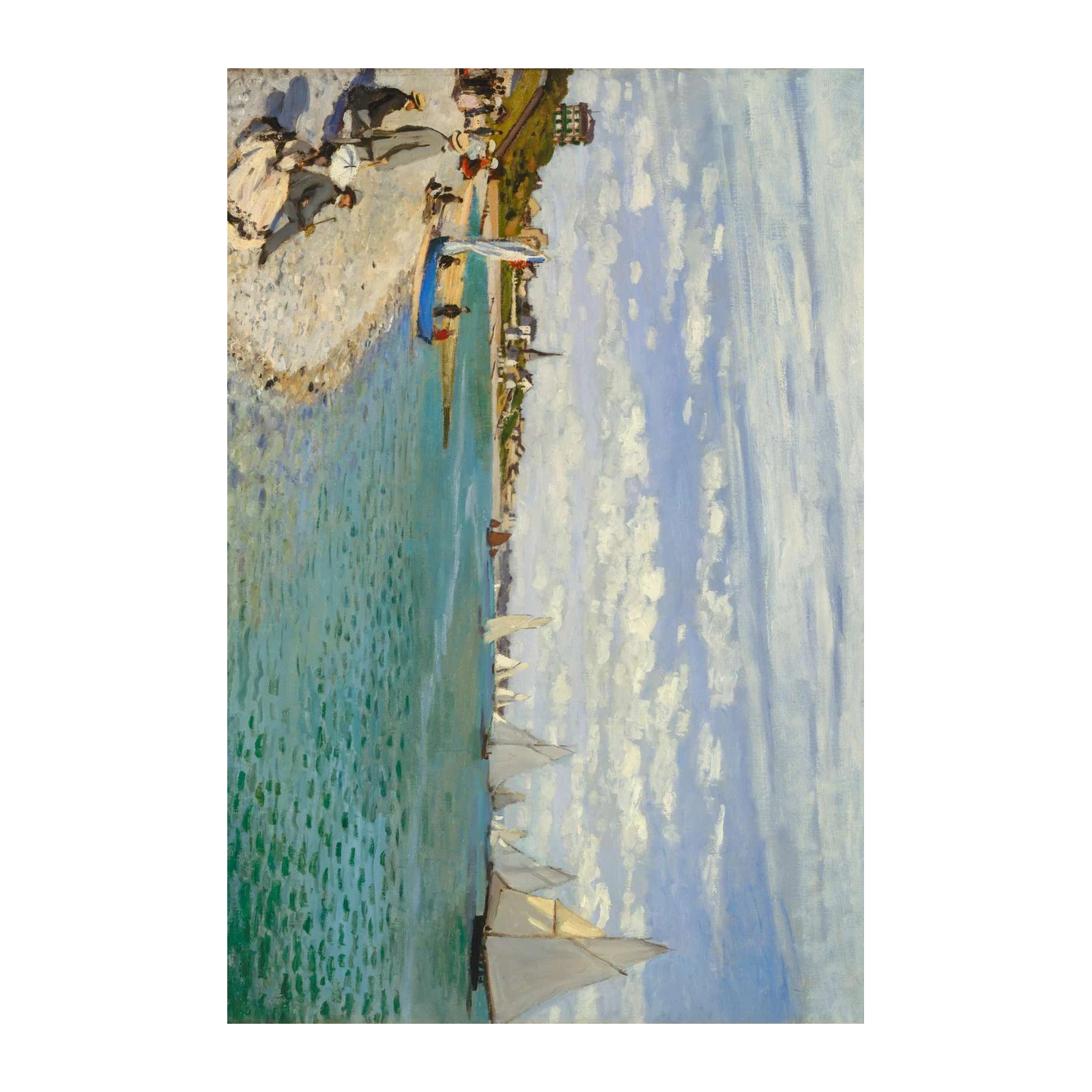 Seaside Regatta Impressionist Seascape Wall Art