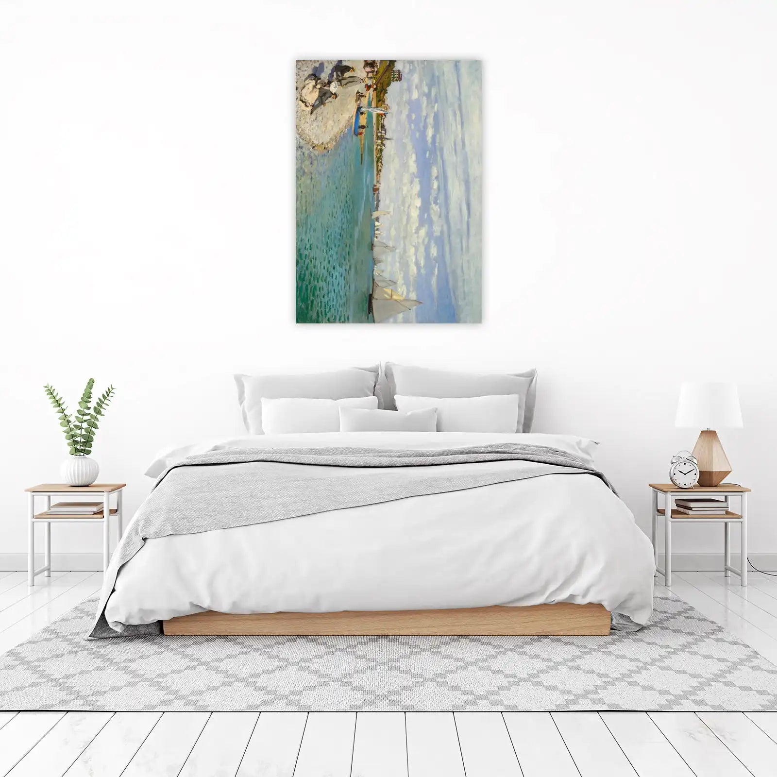 Seaside Regatta Impressionist Seascape Wall Art