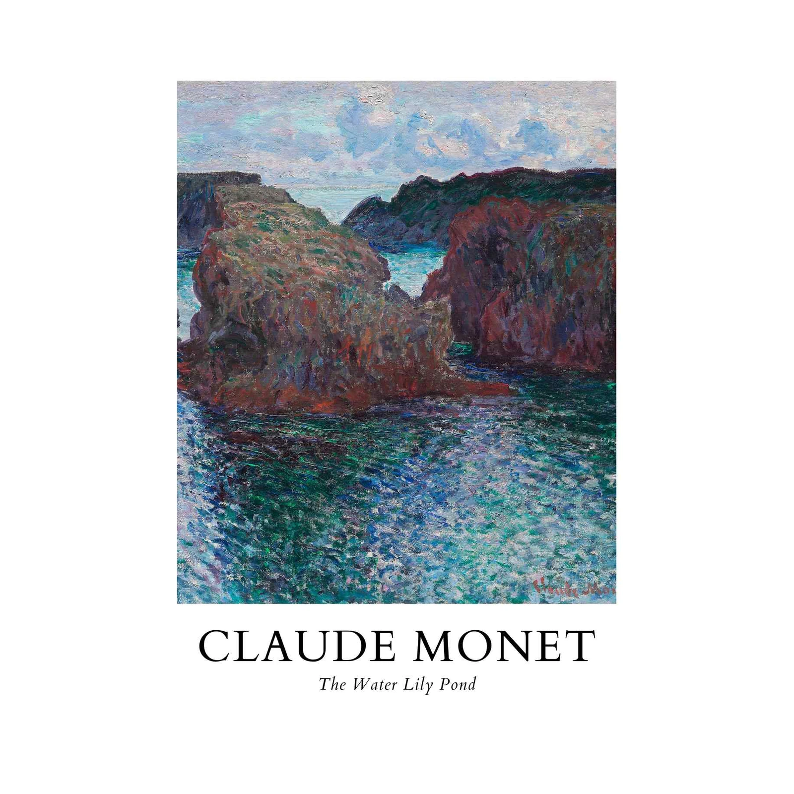 Monet's Coastal Beauty: Impressionist Seascape Wall Art