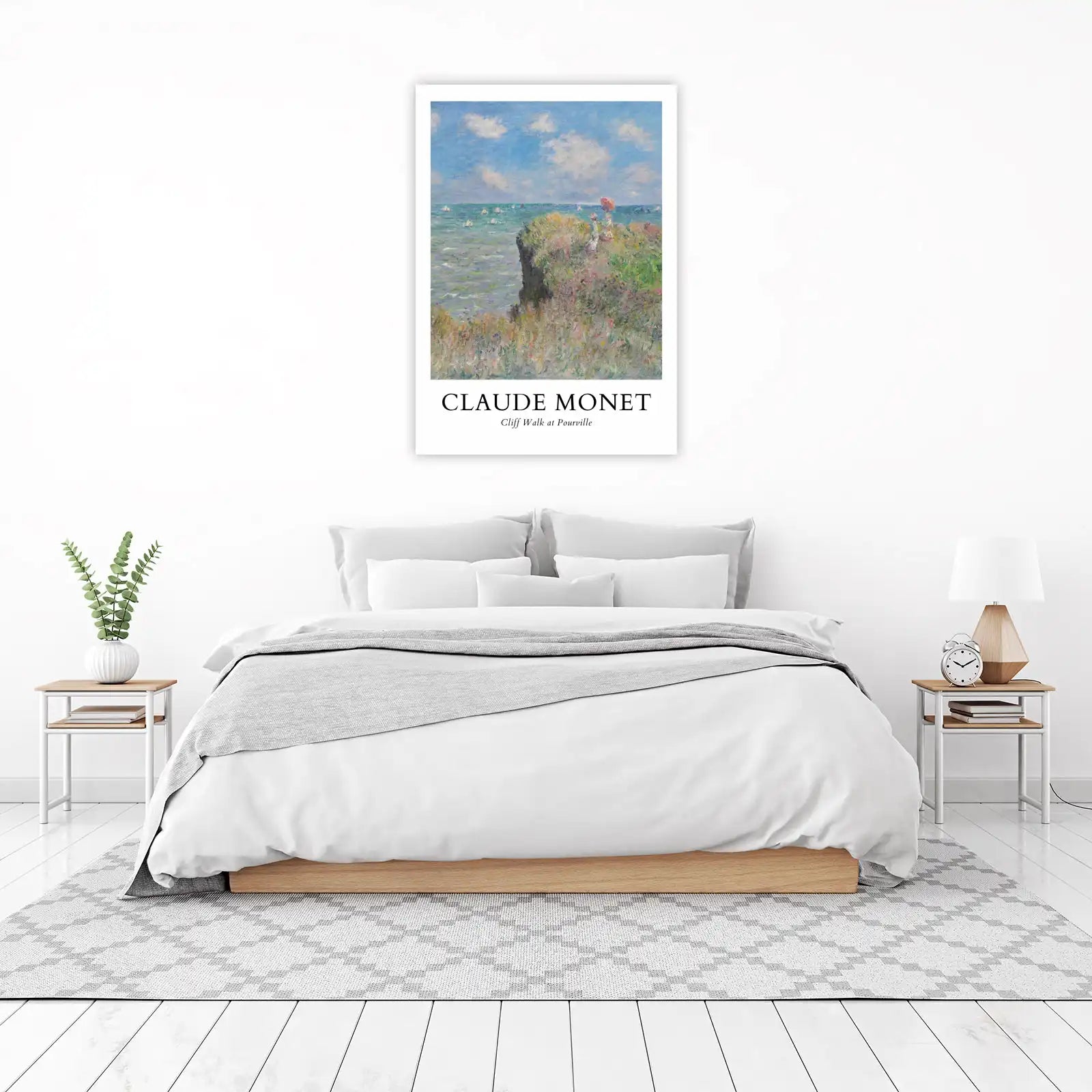 Monet Cliff Walk at Pourville Wall Art