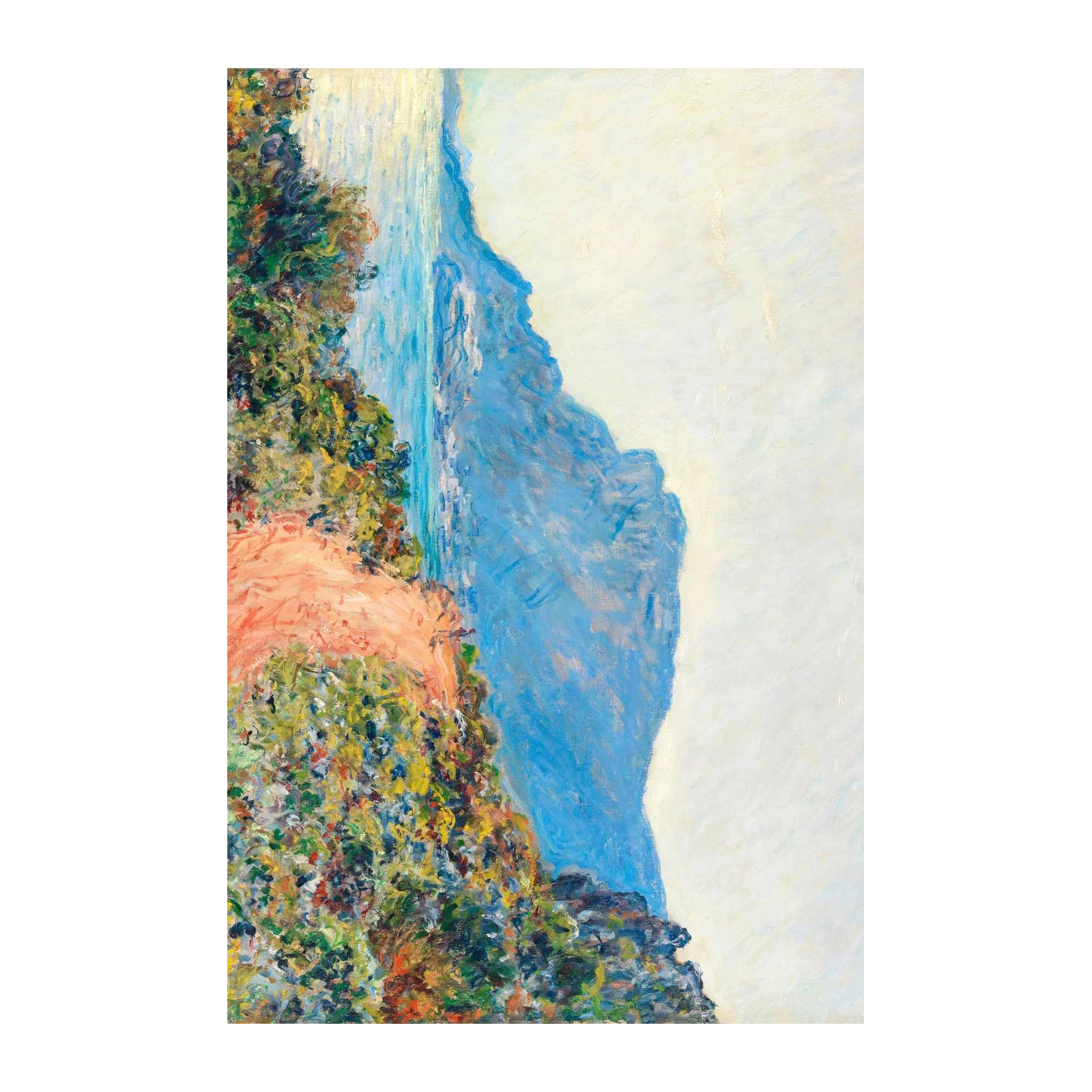 Impressionist Cliffside Serenity Wall Art