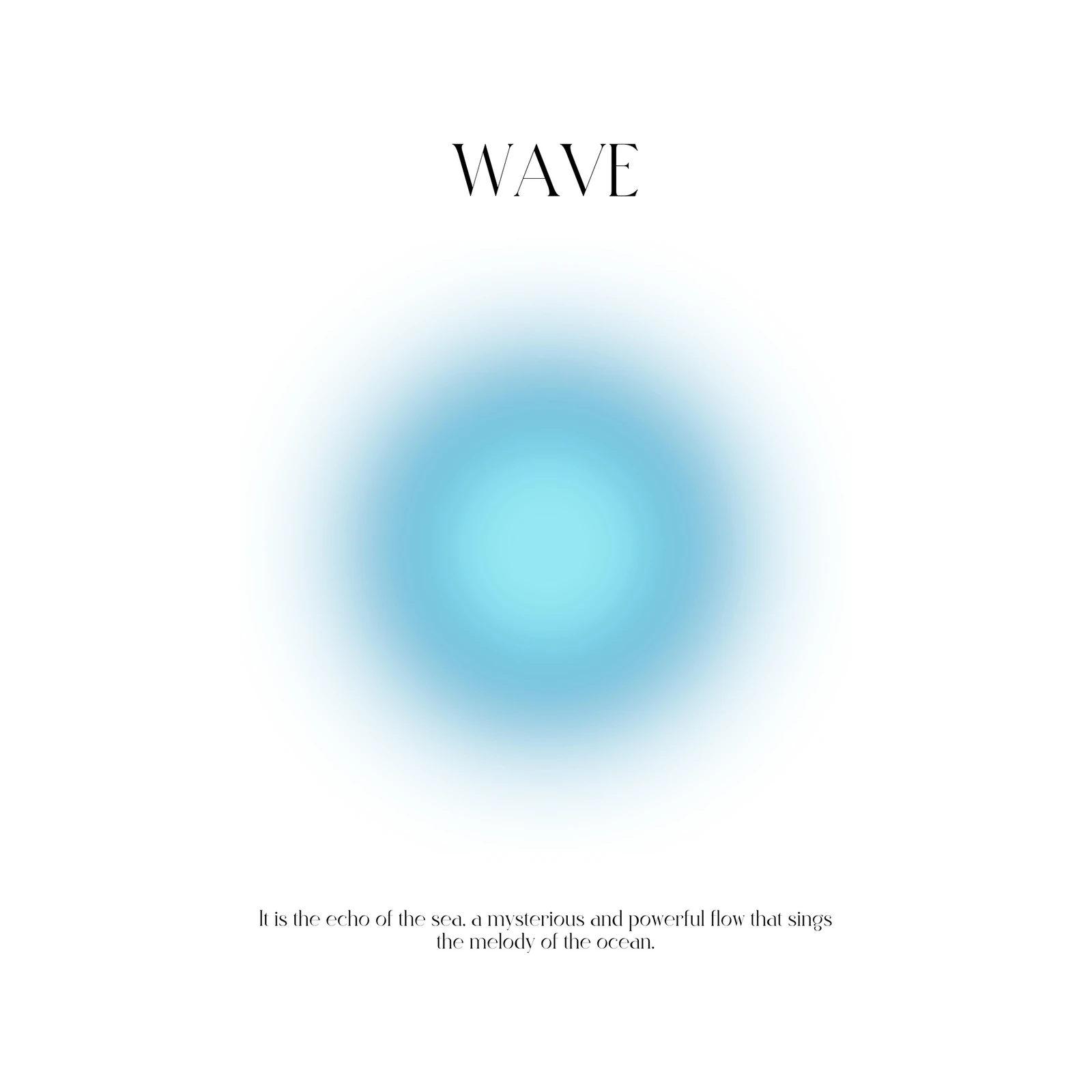 Ocean Aura Wave Wall Art