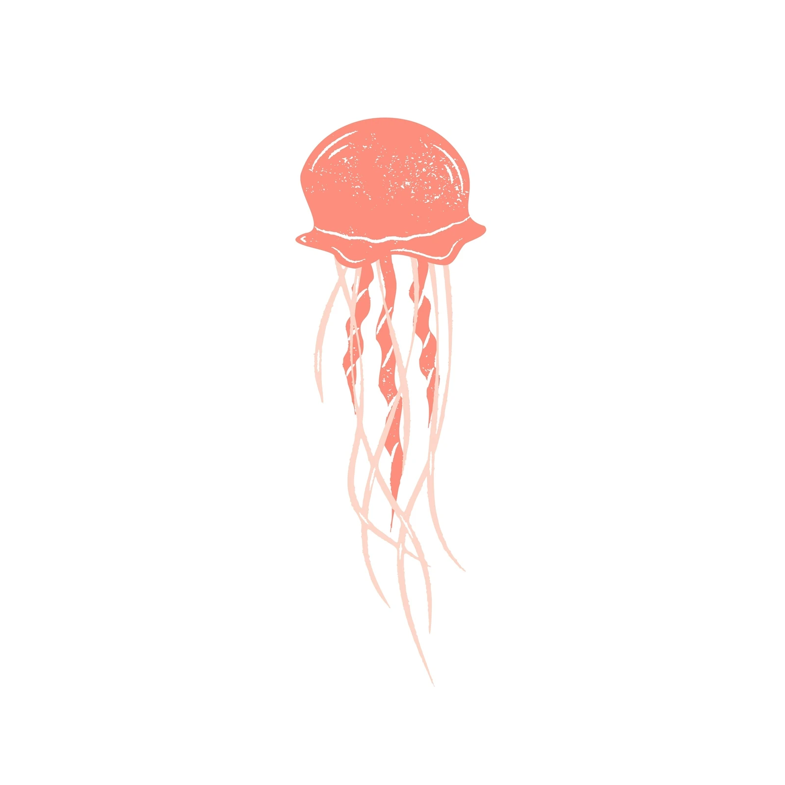 Coral Jellyfish Delight Wall Art