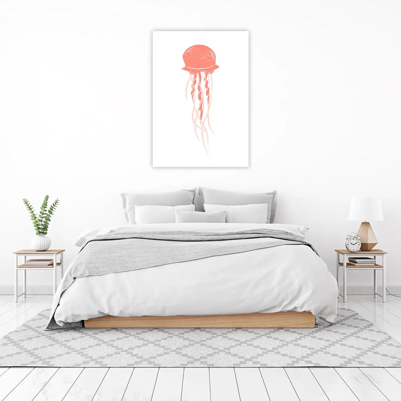 Coral Jellyfish Delight Wall Art