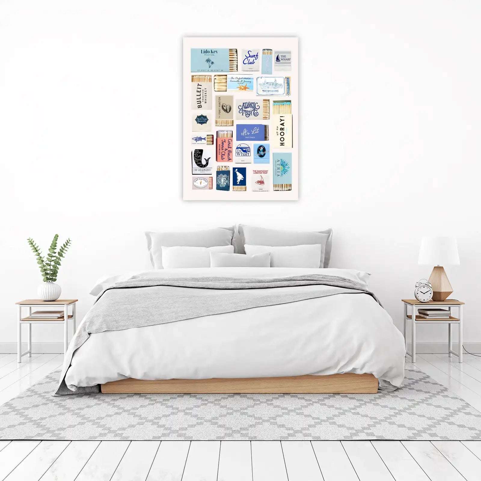 Coastal Vibes Matches Wall Art