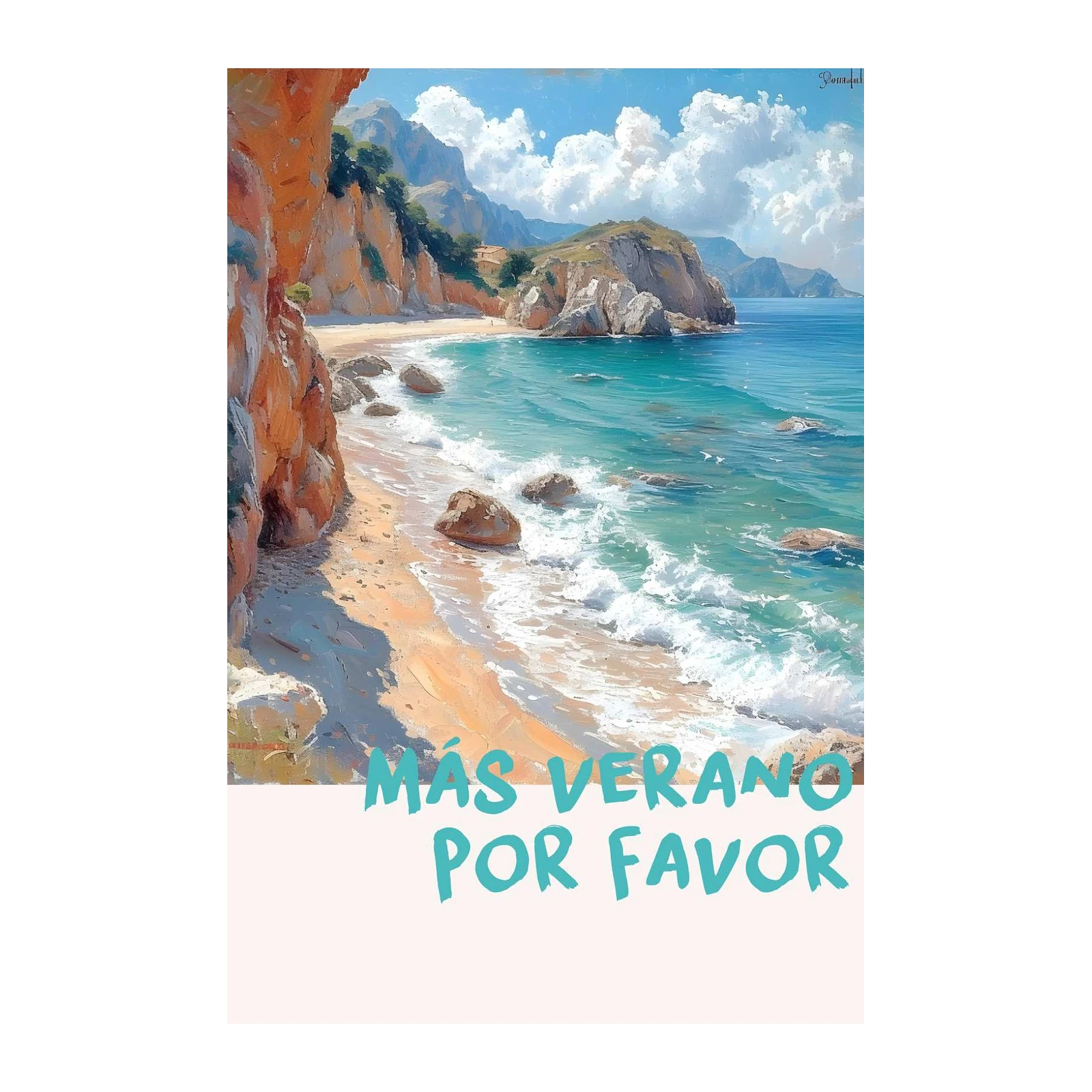 Seaside Serenity Coastal Landscape Wall Art