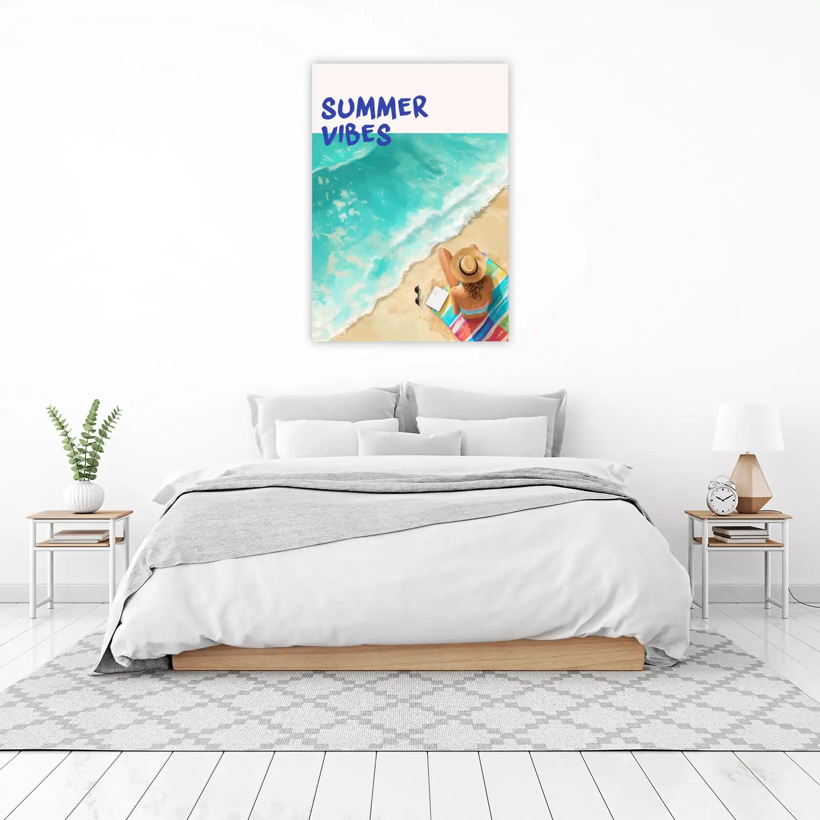 Summer Vibes Beach Serenity Wall Art
