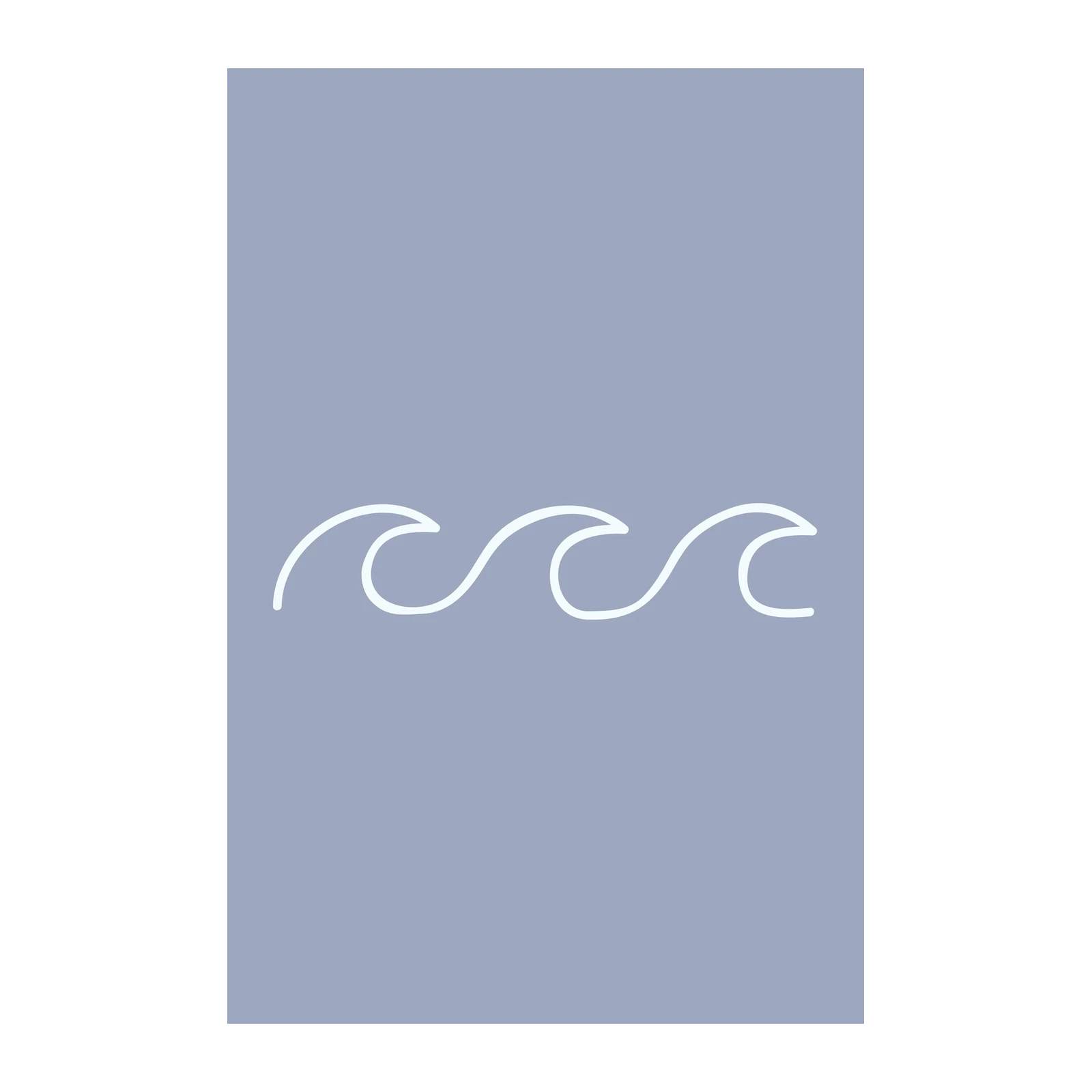 Minimalist Wave Line Art Wall Art