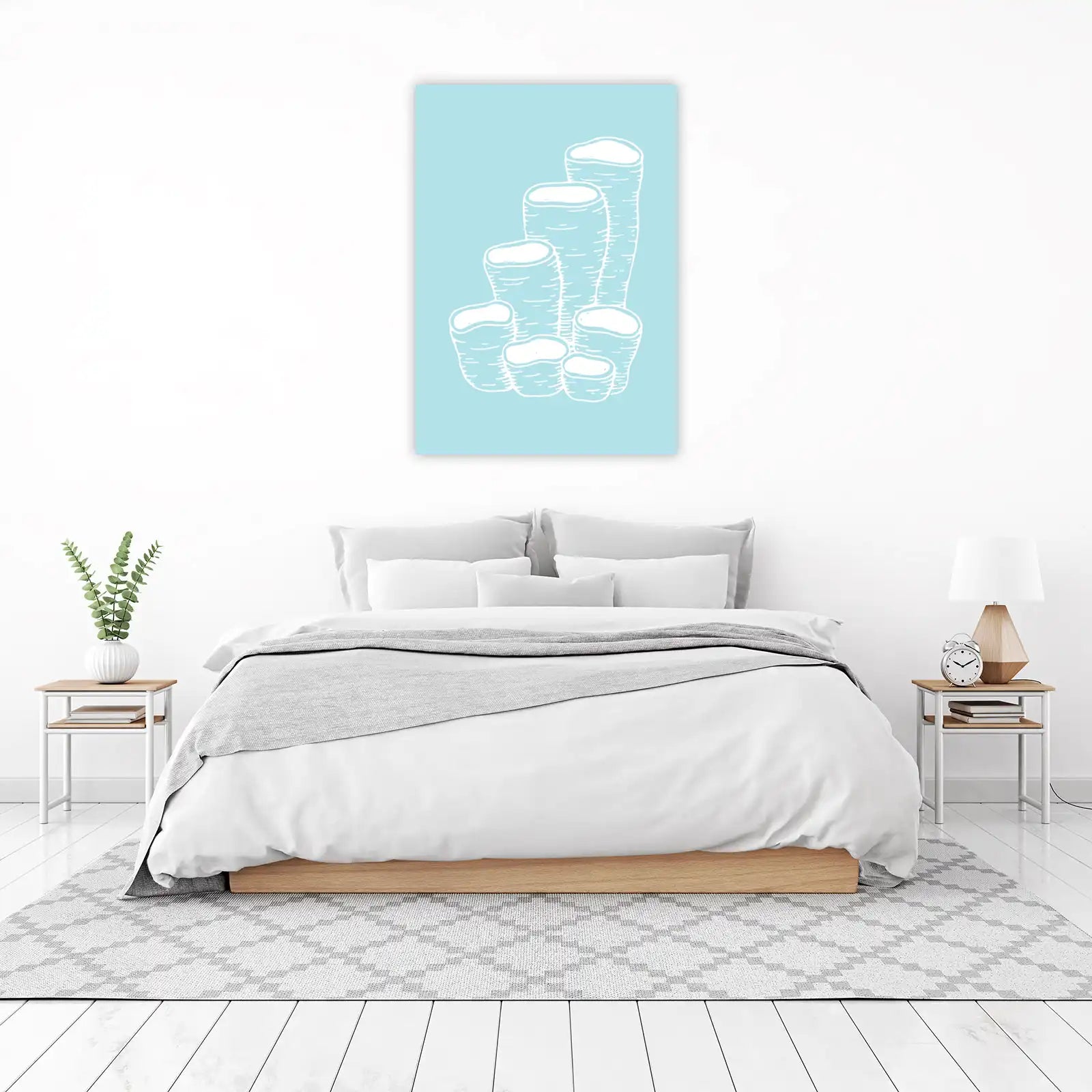 Oceanic Coral Clusters Wall Art