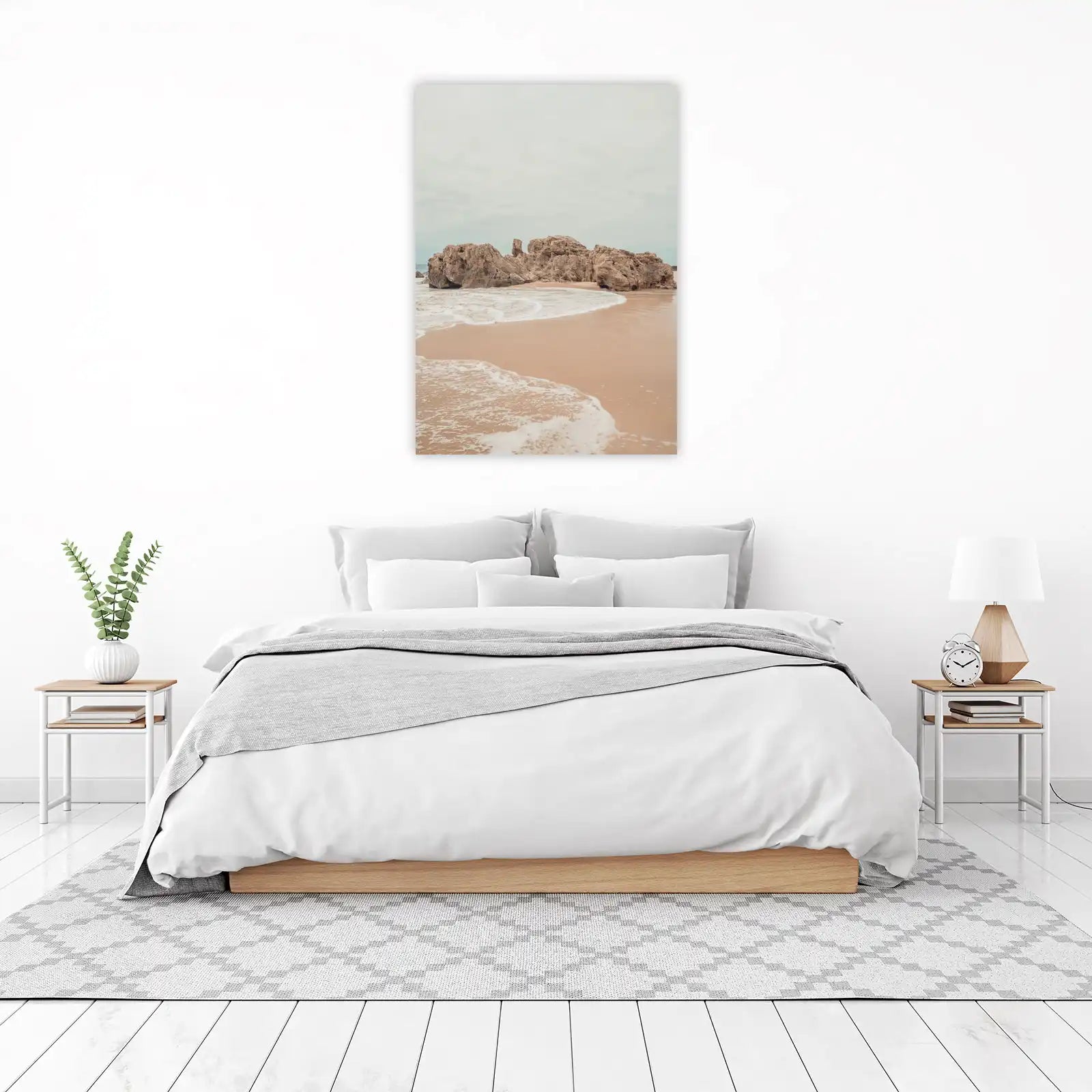 Coastal Serenity Rock Formations Wall Art