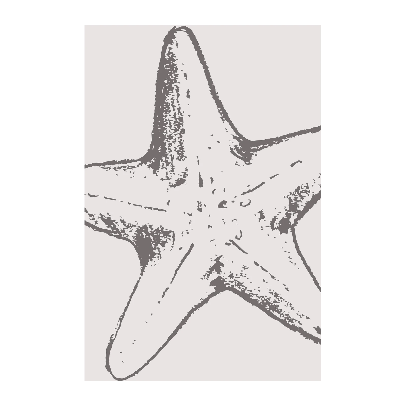 Minimalist Starfish Coastal Wall Art Wall Art