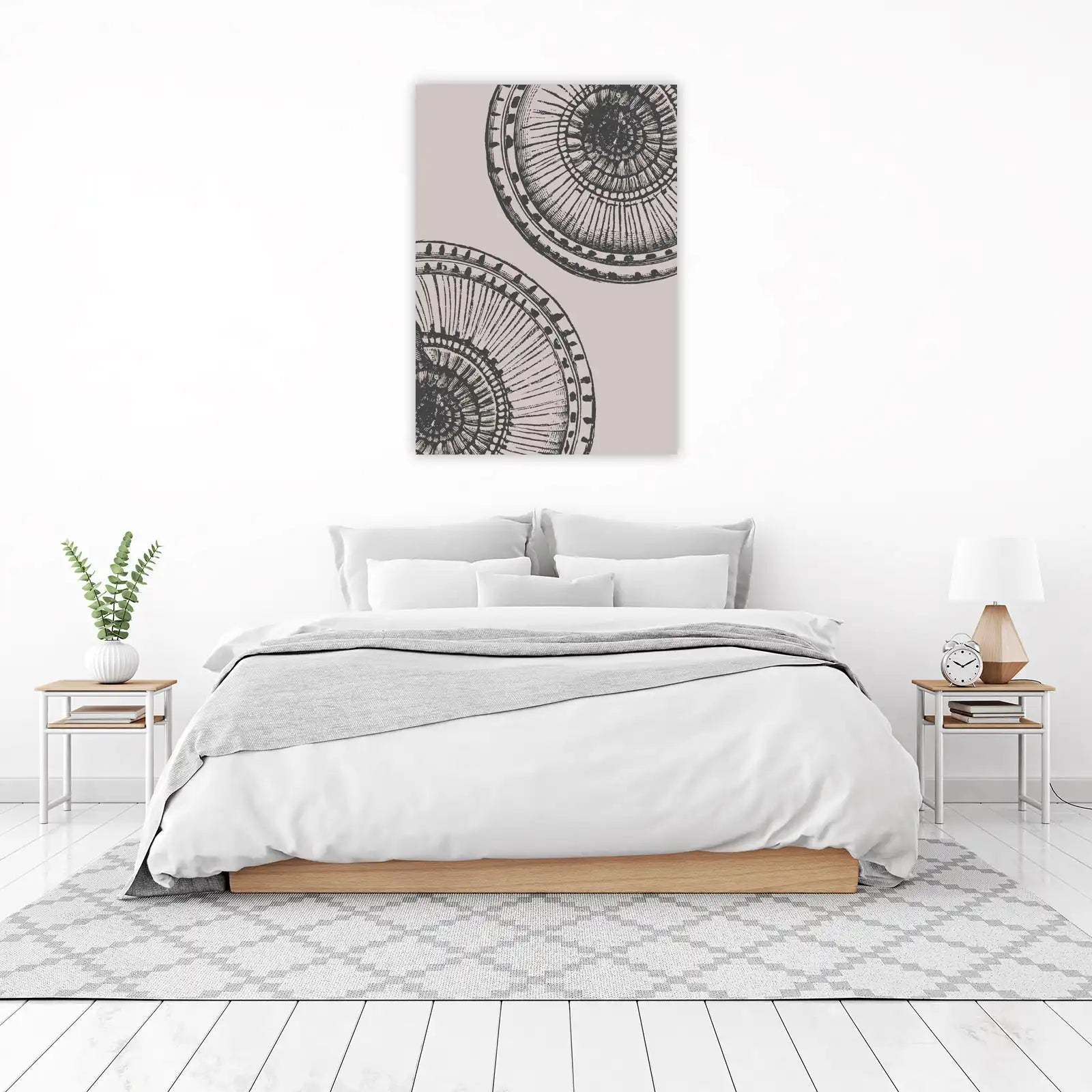 Vintage Mandala Motif Wall Art