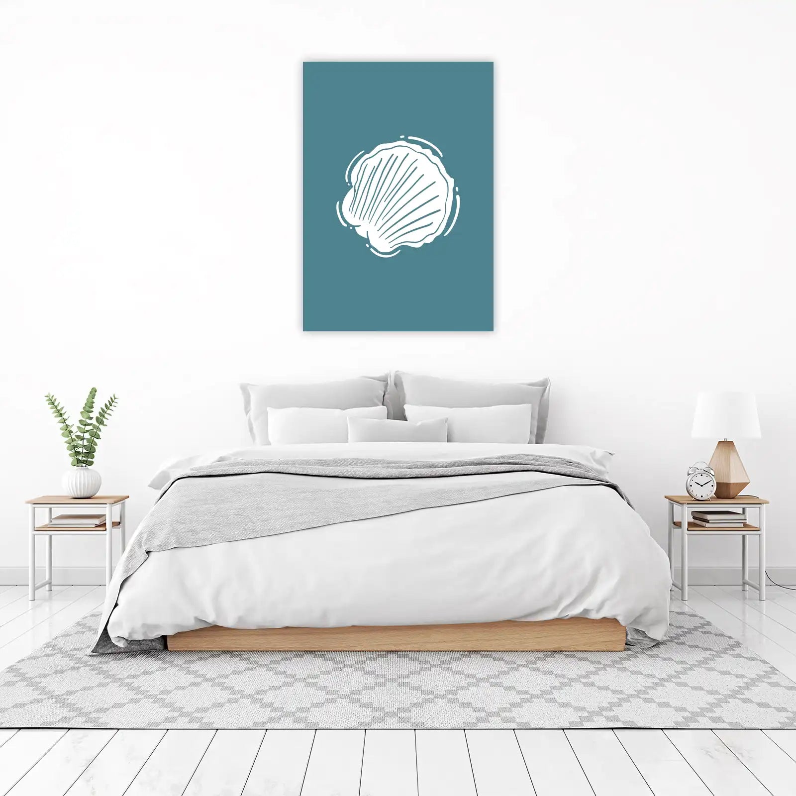 Serene Seashell Coastal Wall Art Wall Art