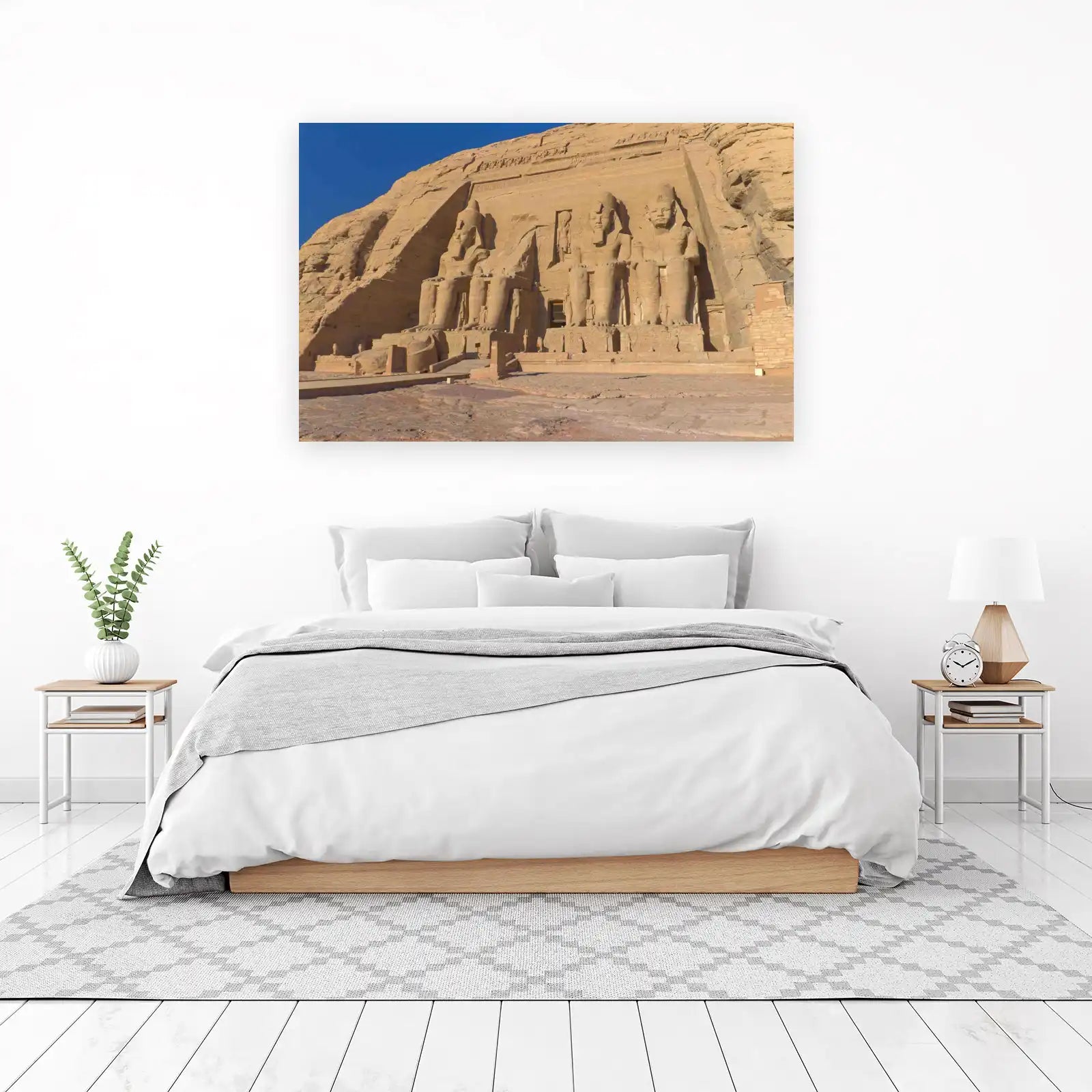 Majestic Abu Simbel Statues Wall Art
