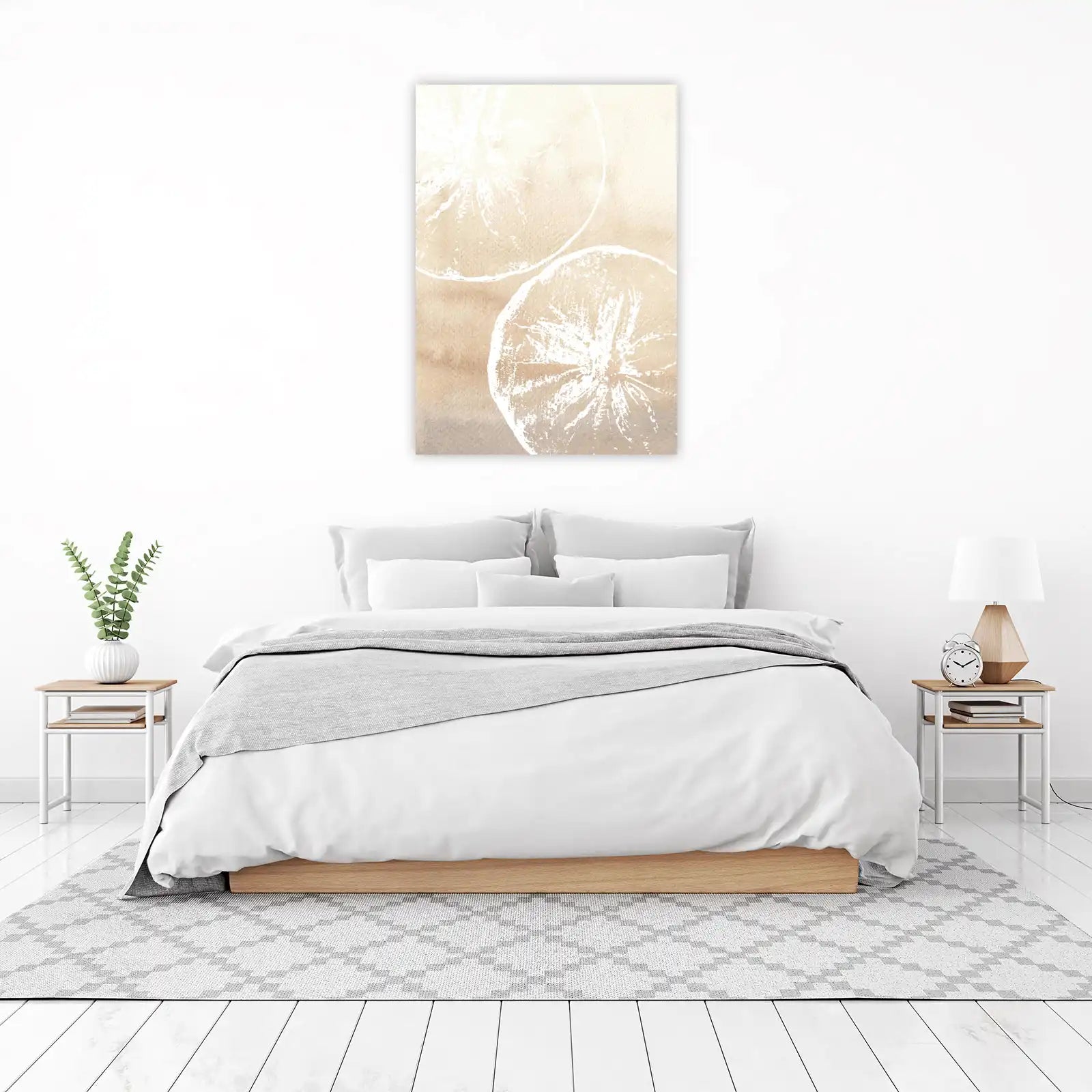 Neutral Citrus Slice Wall Art Wall Art