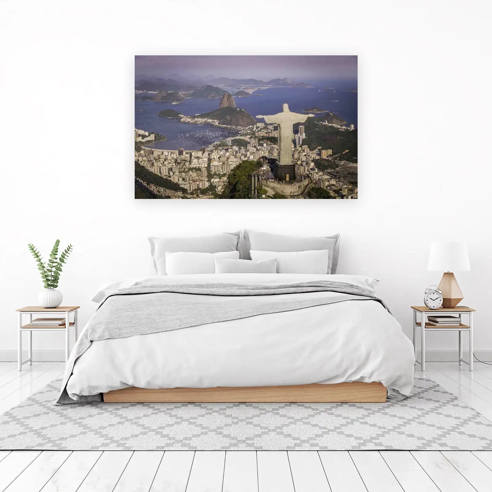Iconic Rio Christ the Redeemer Cityscape Wall Art
