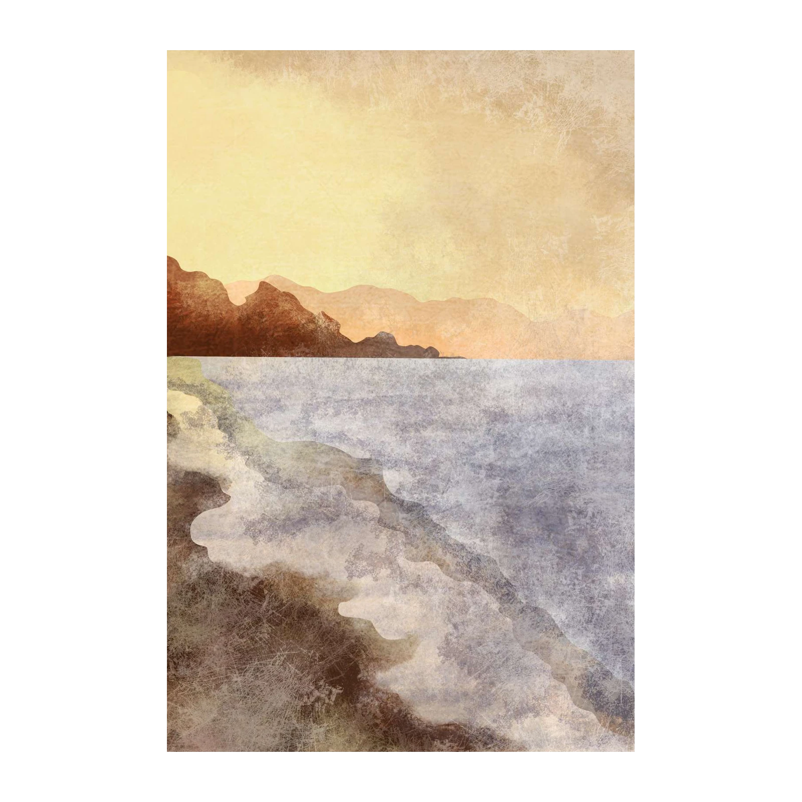 Serene Mountain Landscape Wall Art
