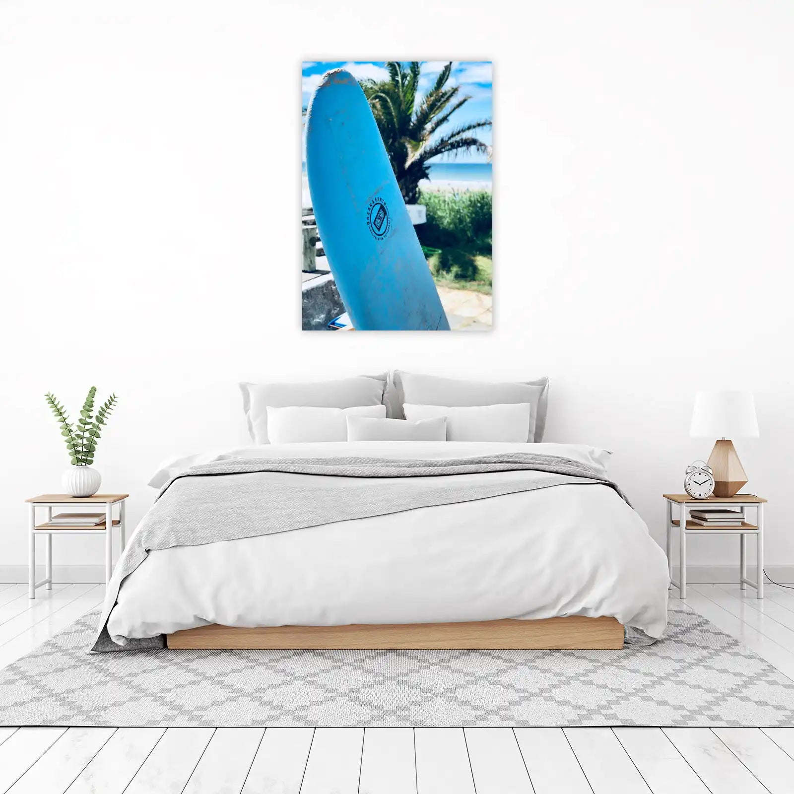 Ocean Breeze Surfboard Vibes Wall Art