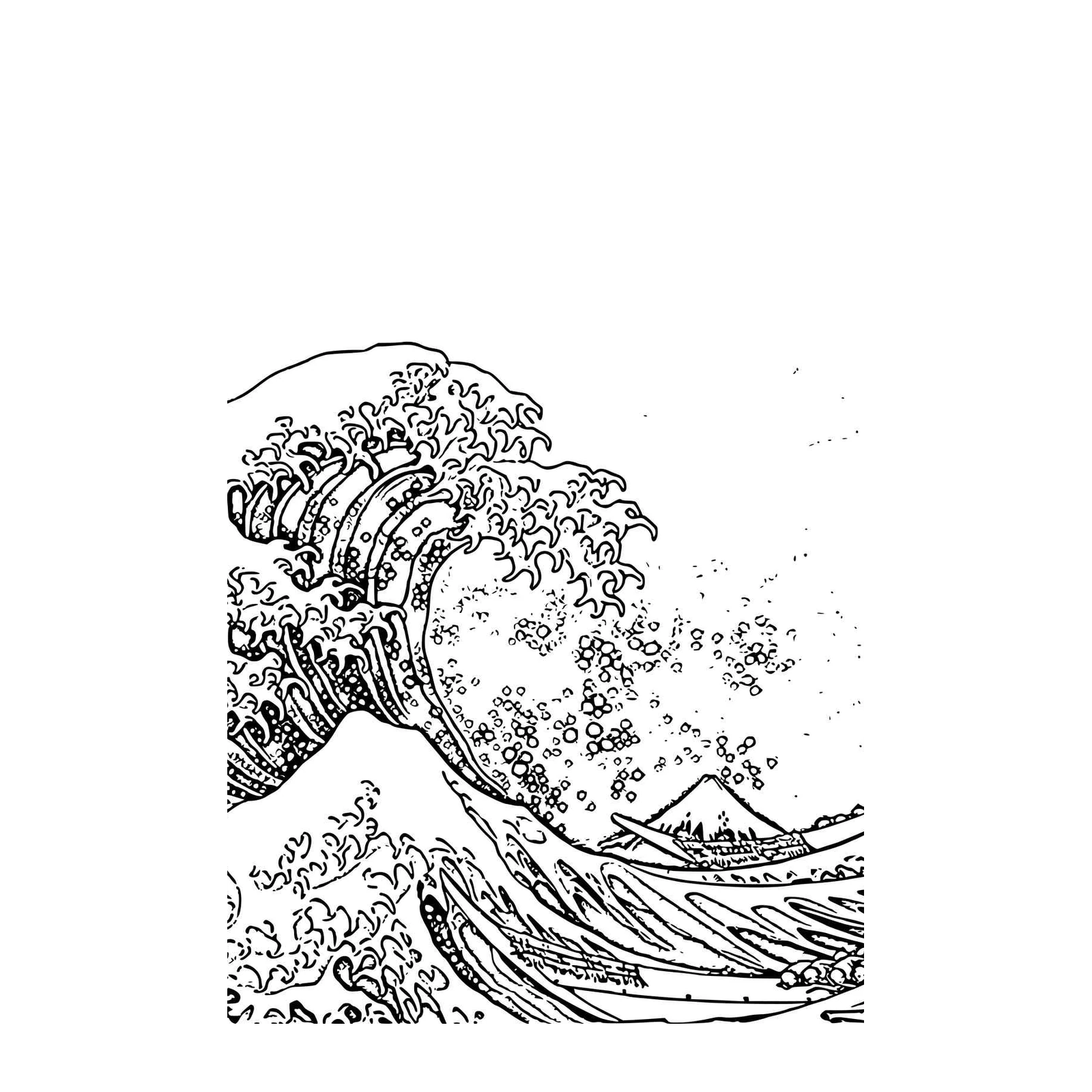 Iconic Wave Japanese Art Wall Art