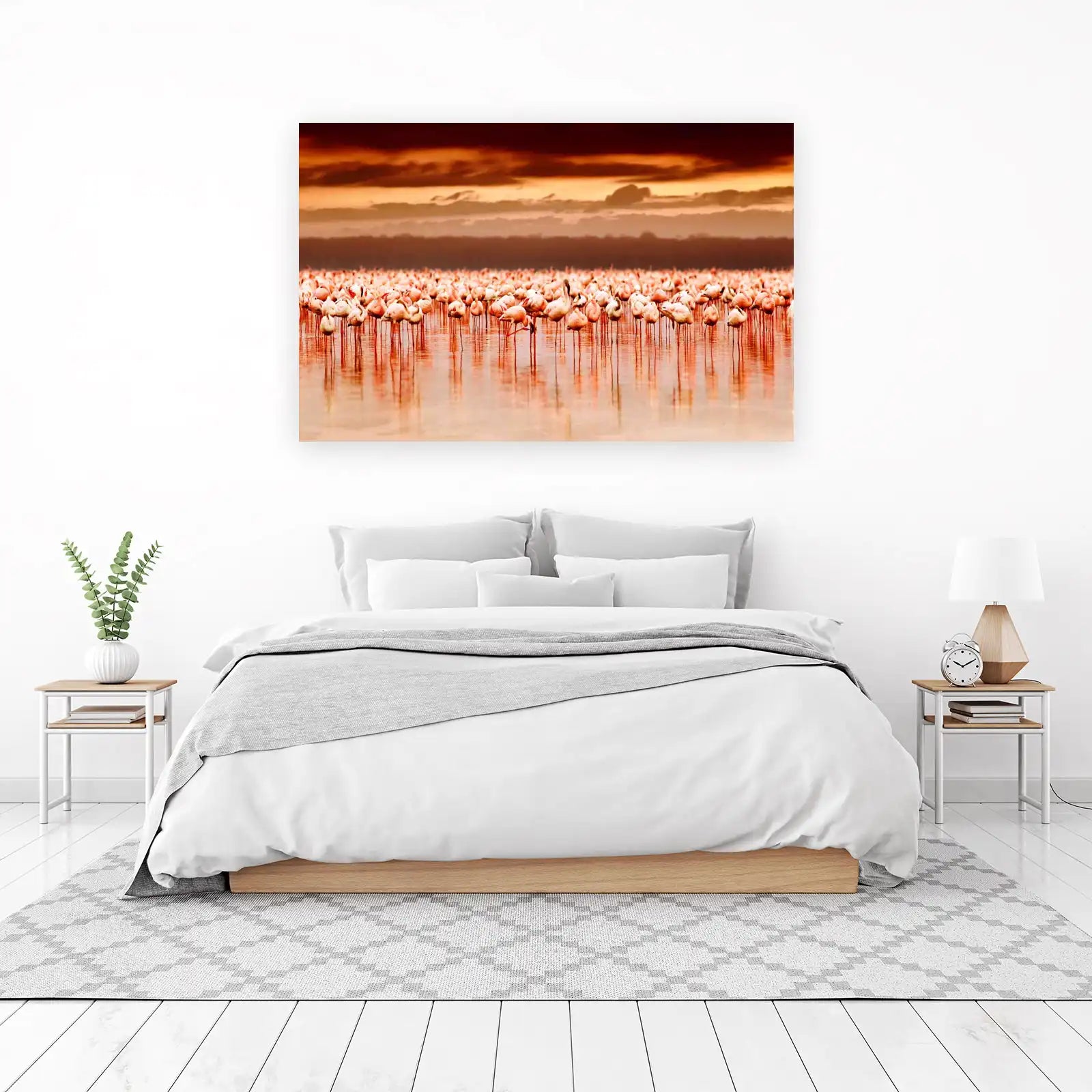 Flamingo Flock Serenity Wall Art