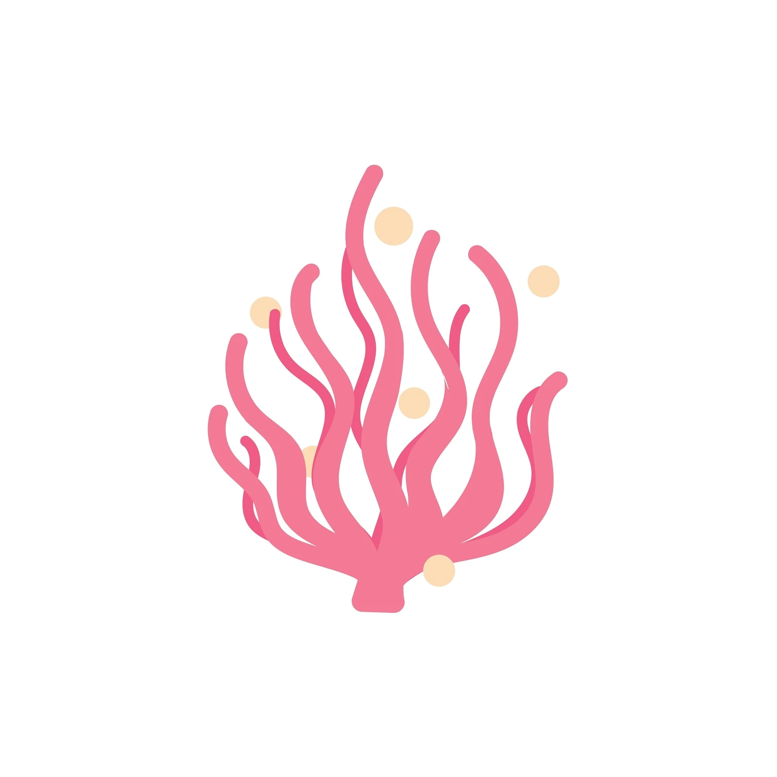 Vibrant Pink Coral Wall Art Wall Art