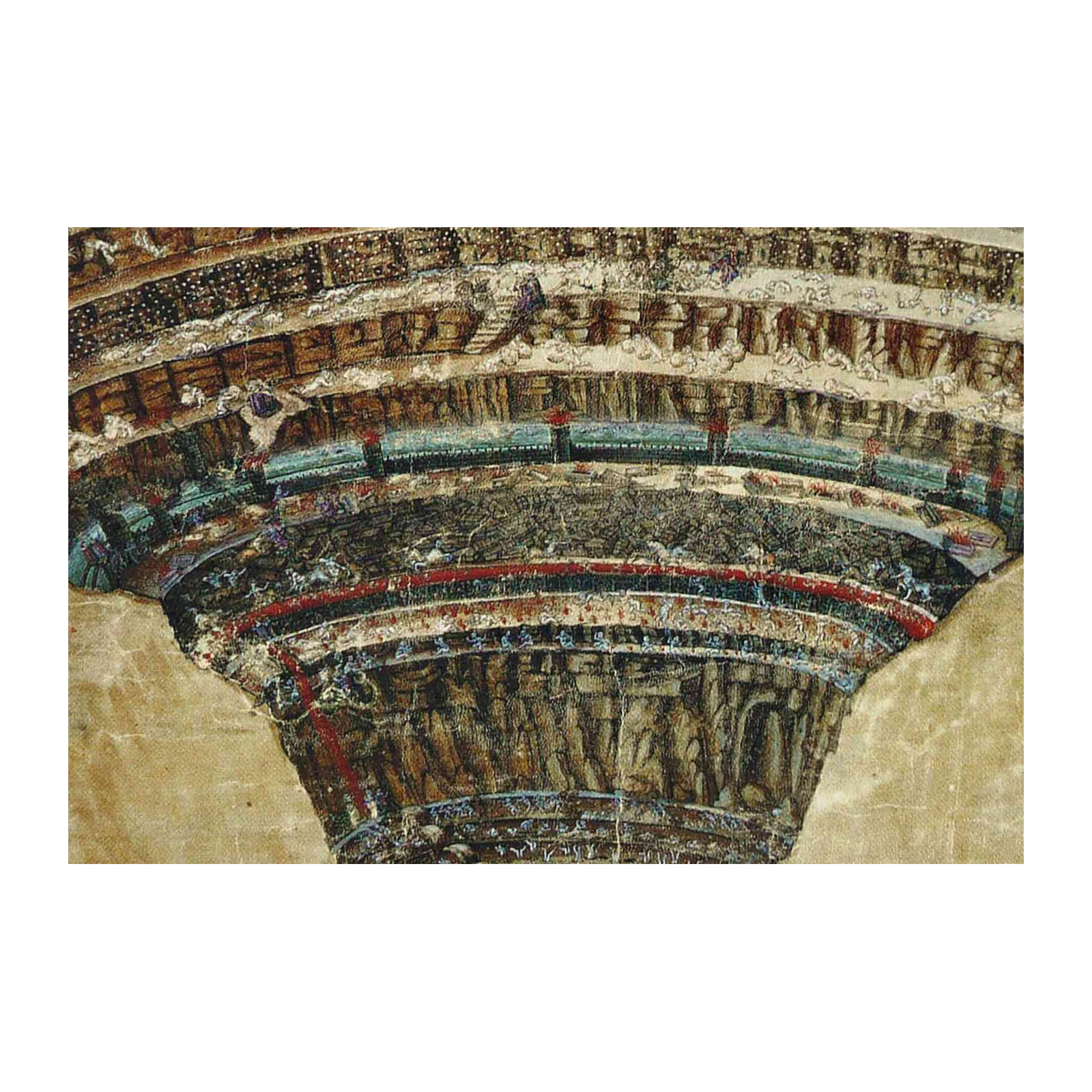 Inferno Dante's Circles Wall Art
