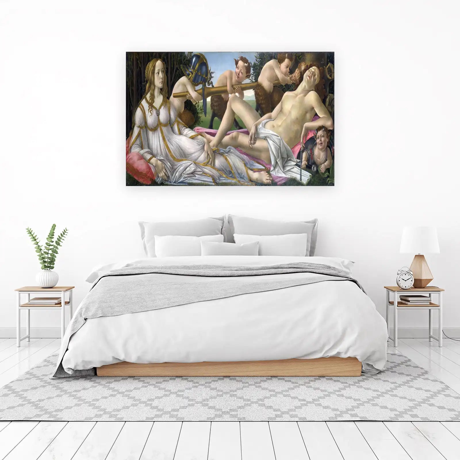 Botticelli's Venus & The Triumph of Love Wall Art