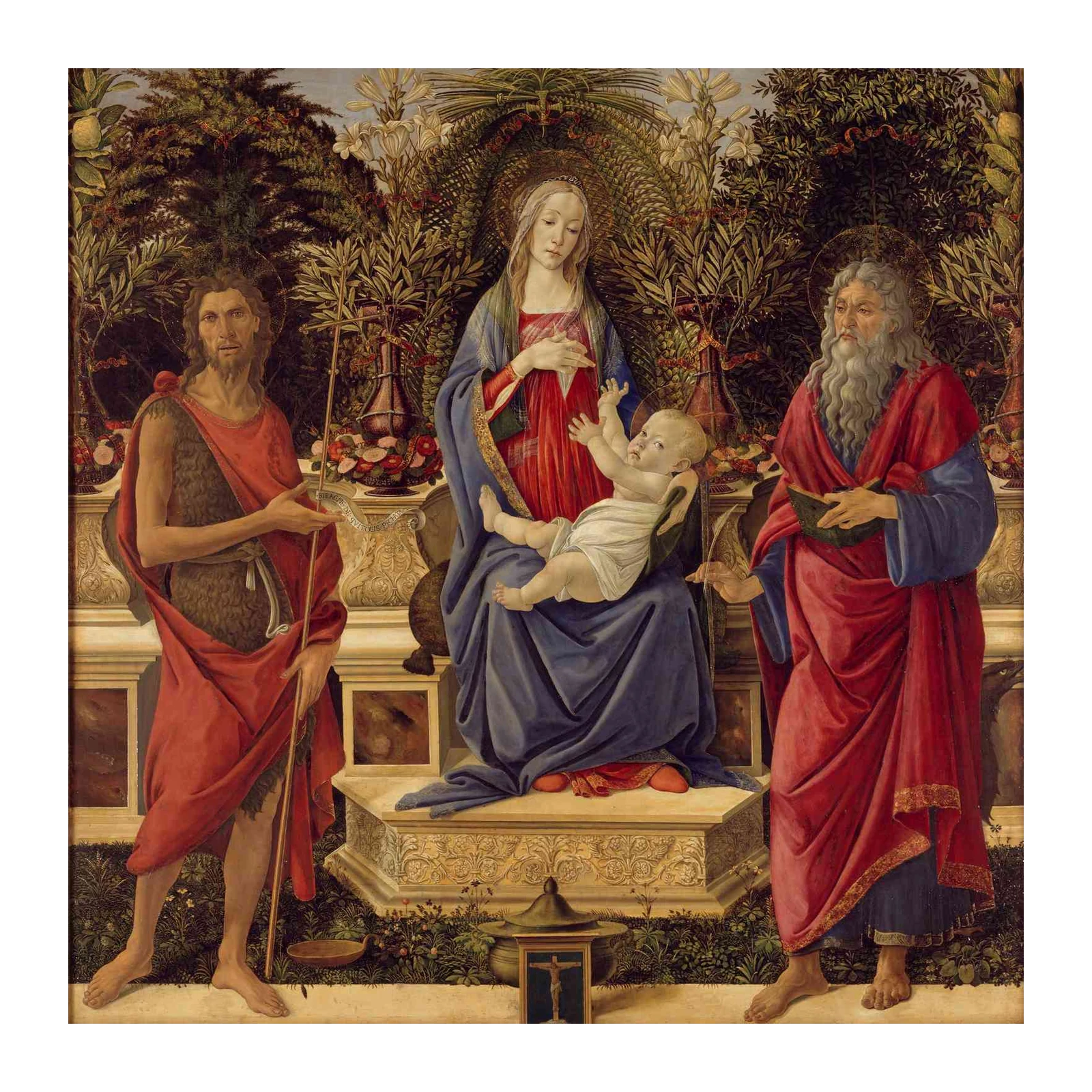 Sacred Madonna & Child Renaissance Wall Art