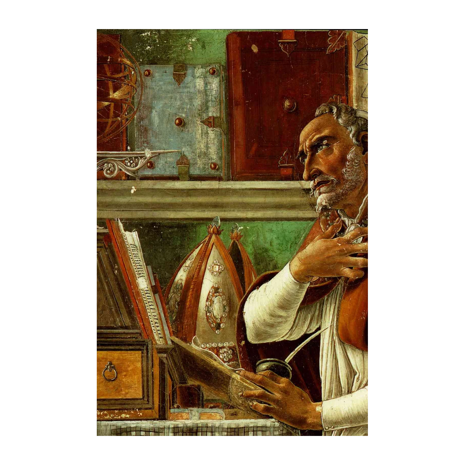 Saint Jerome in His Study Renaissance Wall Art
