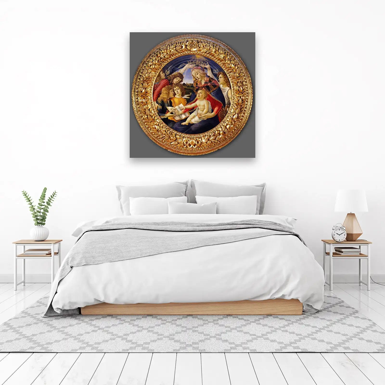 Renaissance Madonna and Child Gold Frame Wall Art