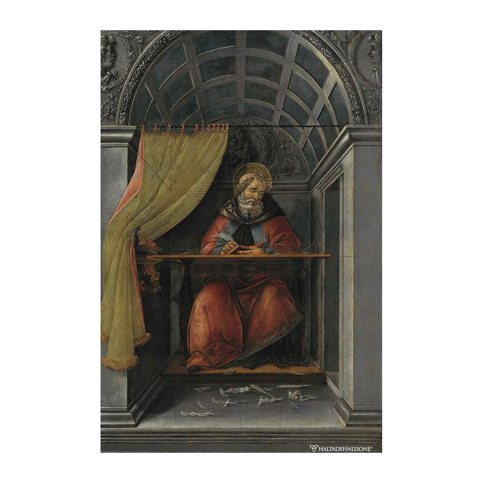 Saint Mark Writing Renaissance Art Wall Art