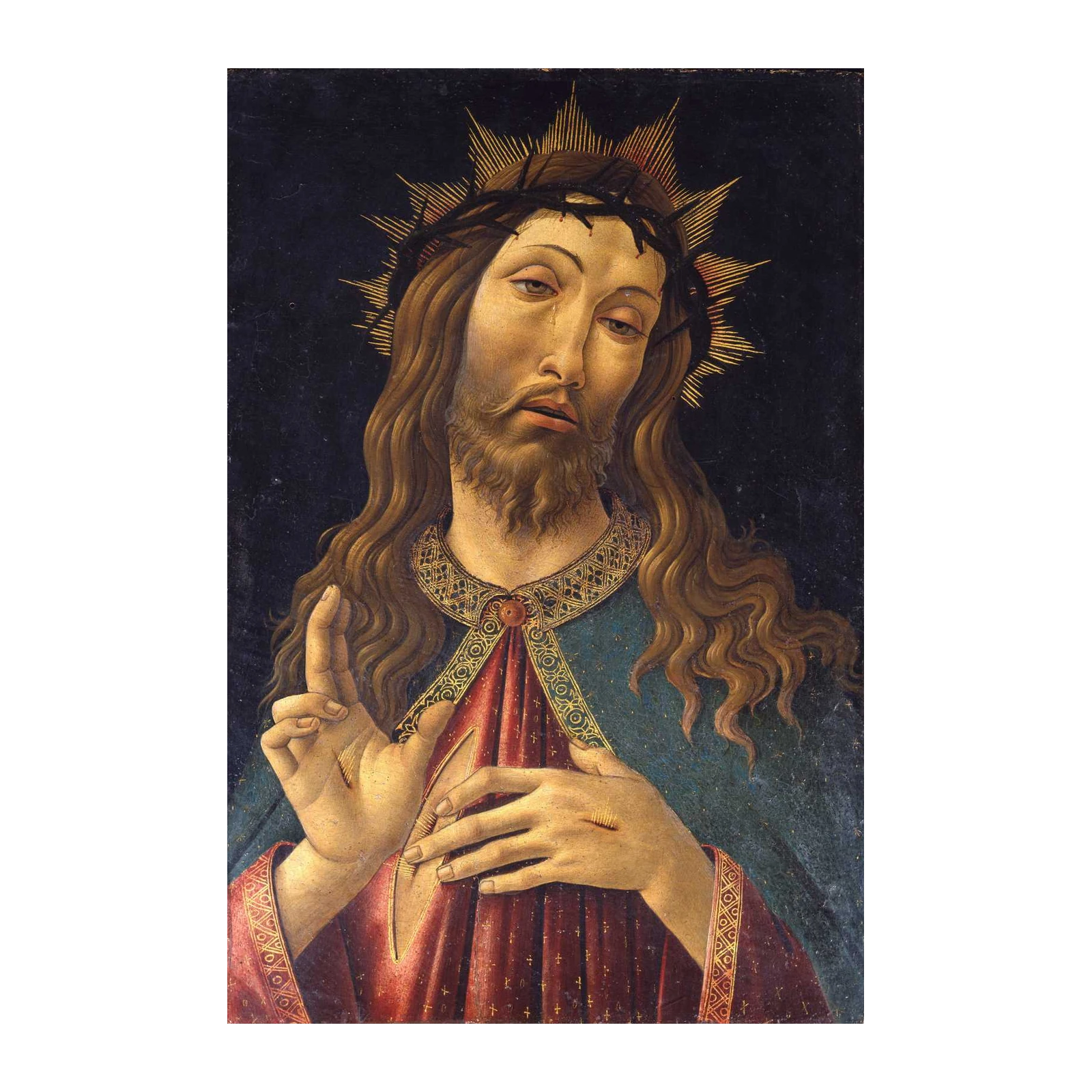Renaissance Christ Portrait Wall Art
