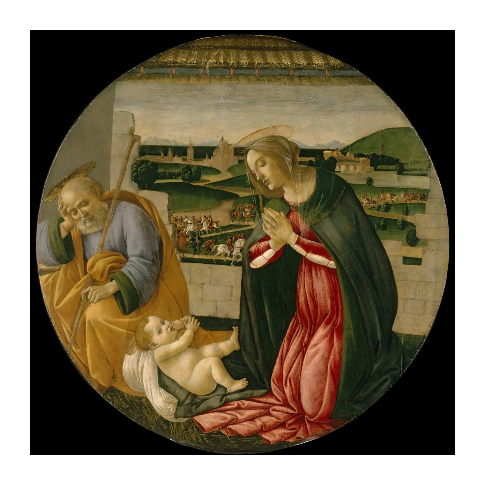 Renaissance Holy Family Serene Madonna Wall Art