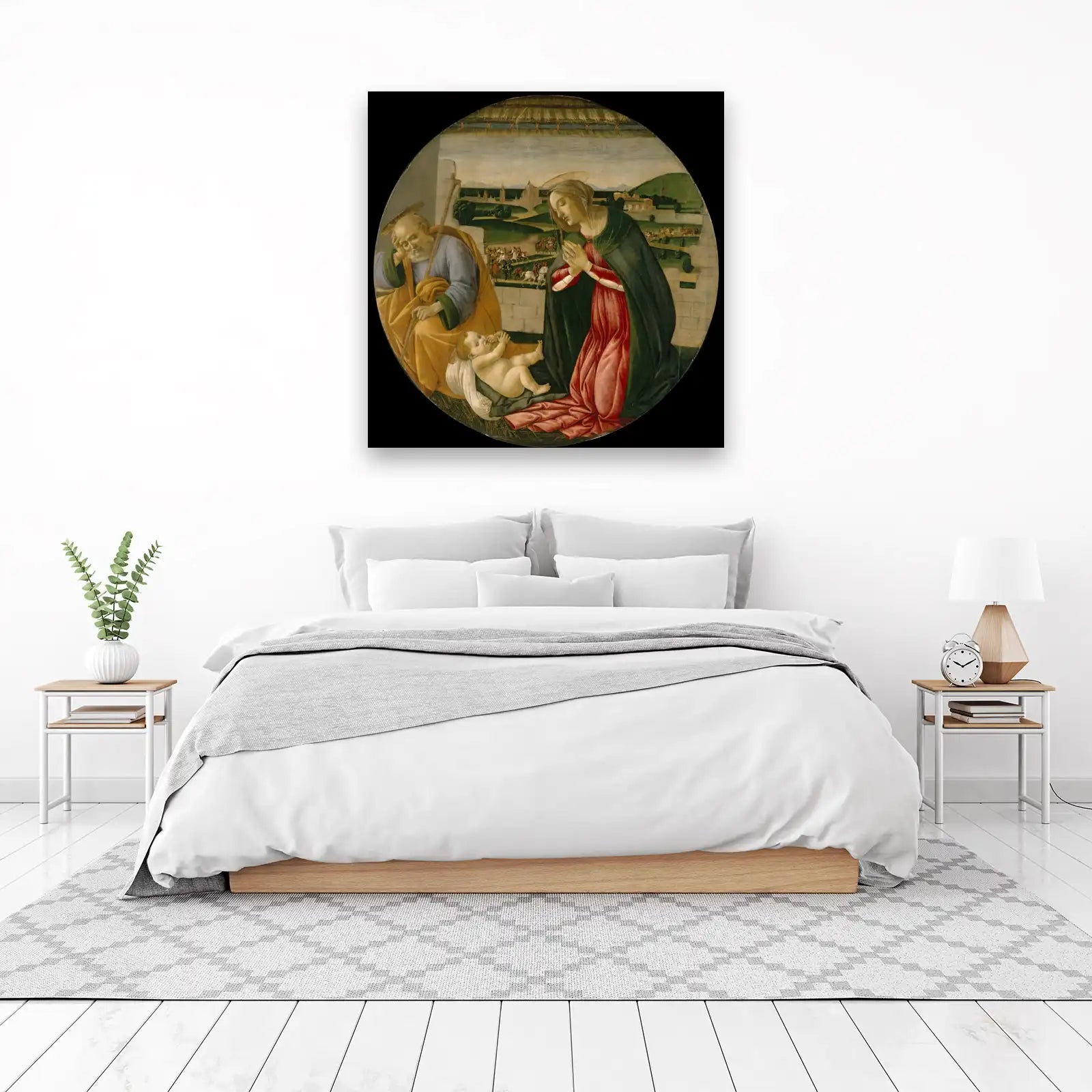 Renaissance Holy Family Serene Madonna Wall Art
