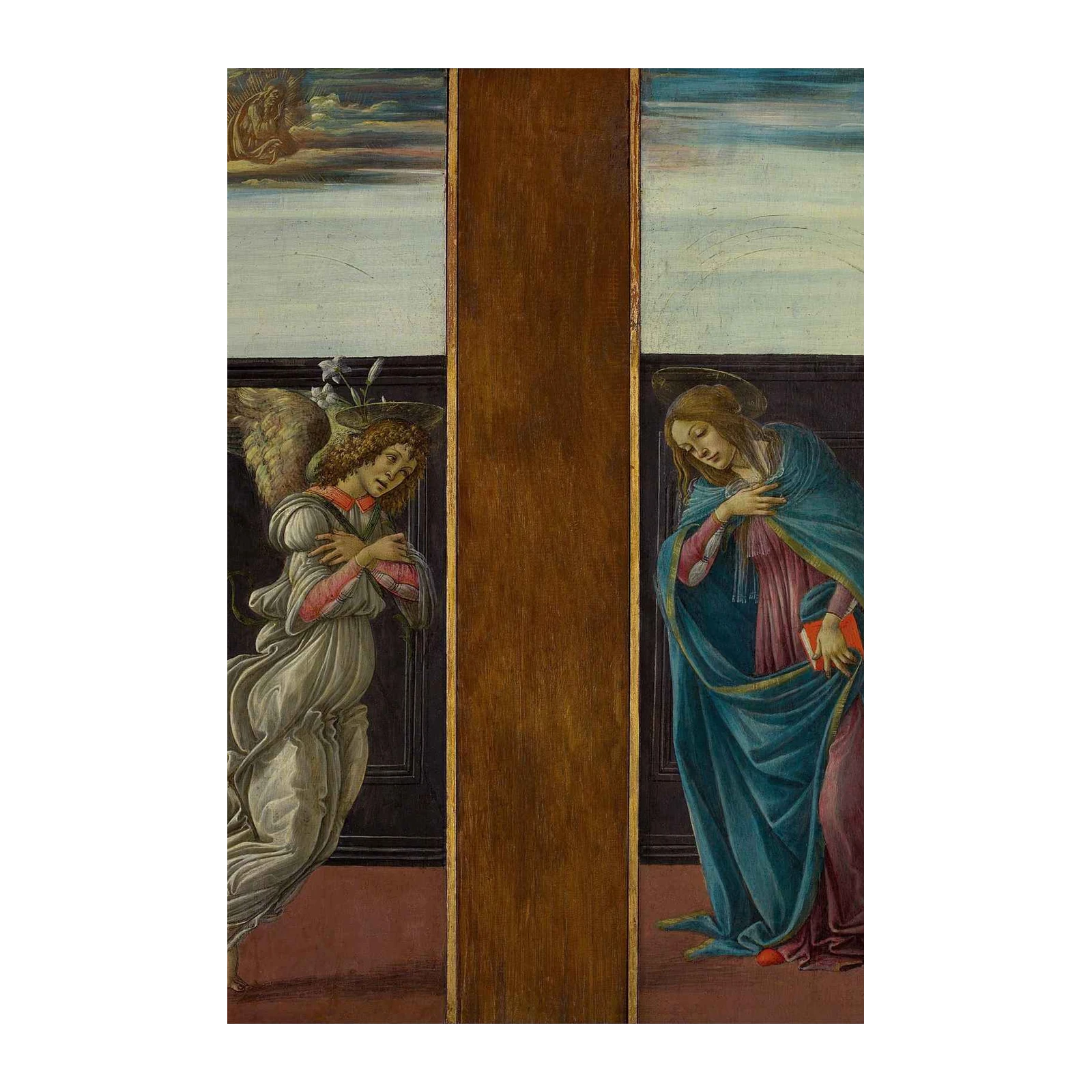Annunciation Angel & Mary Wall Art | Religious Art