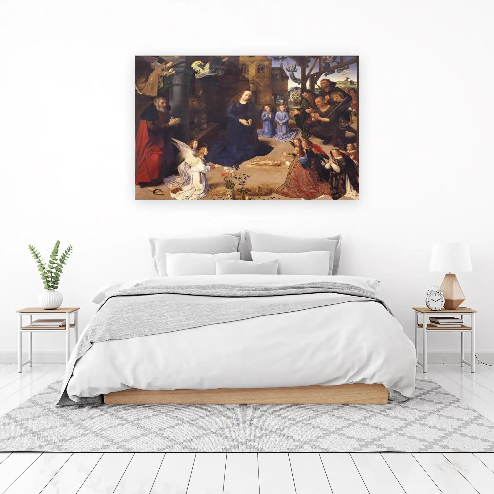 Nativity Scene Masterpiece Religious Art Wall Art