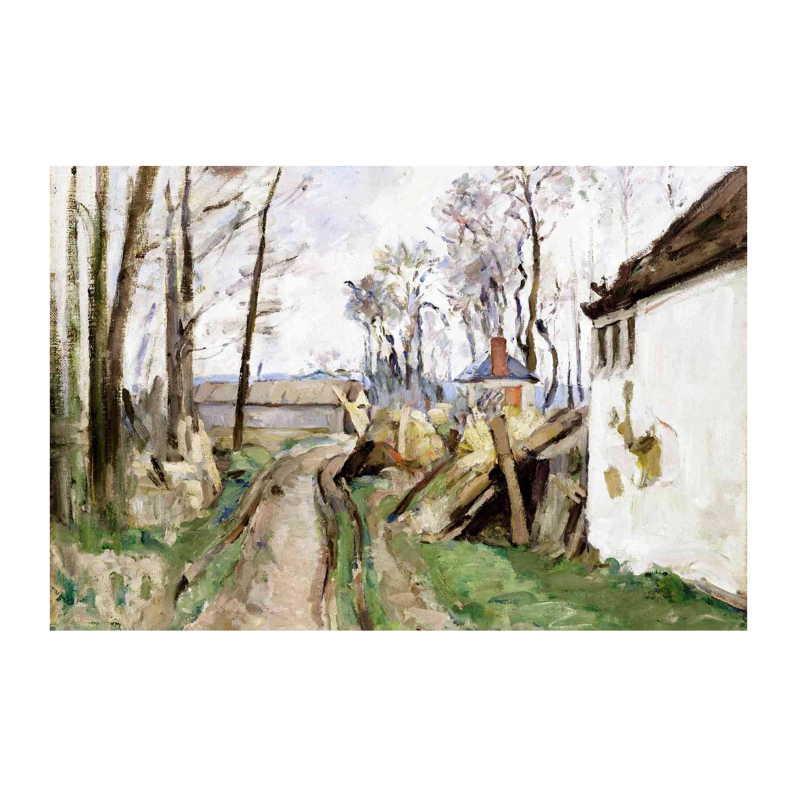 Impressionist Countryside Path Wall Art