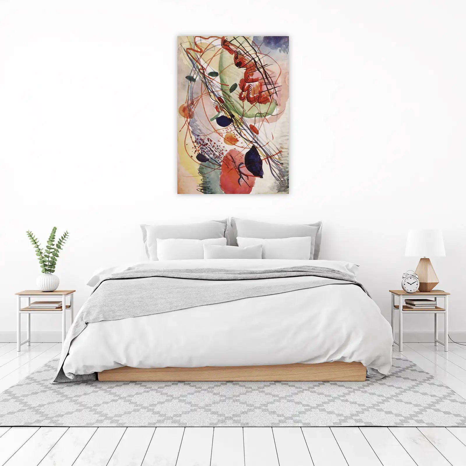 Abstract Expressionist Burst Wall Art