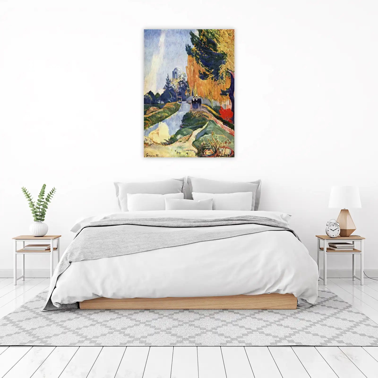 Serene Landscape with Figures Wall Art