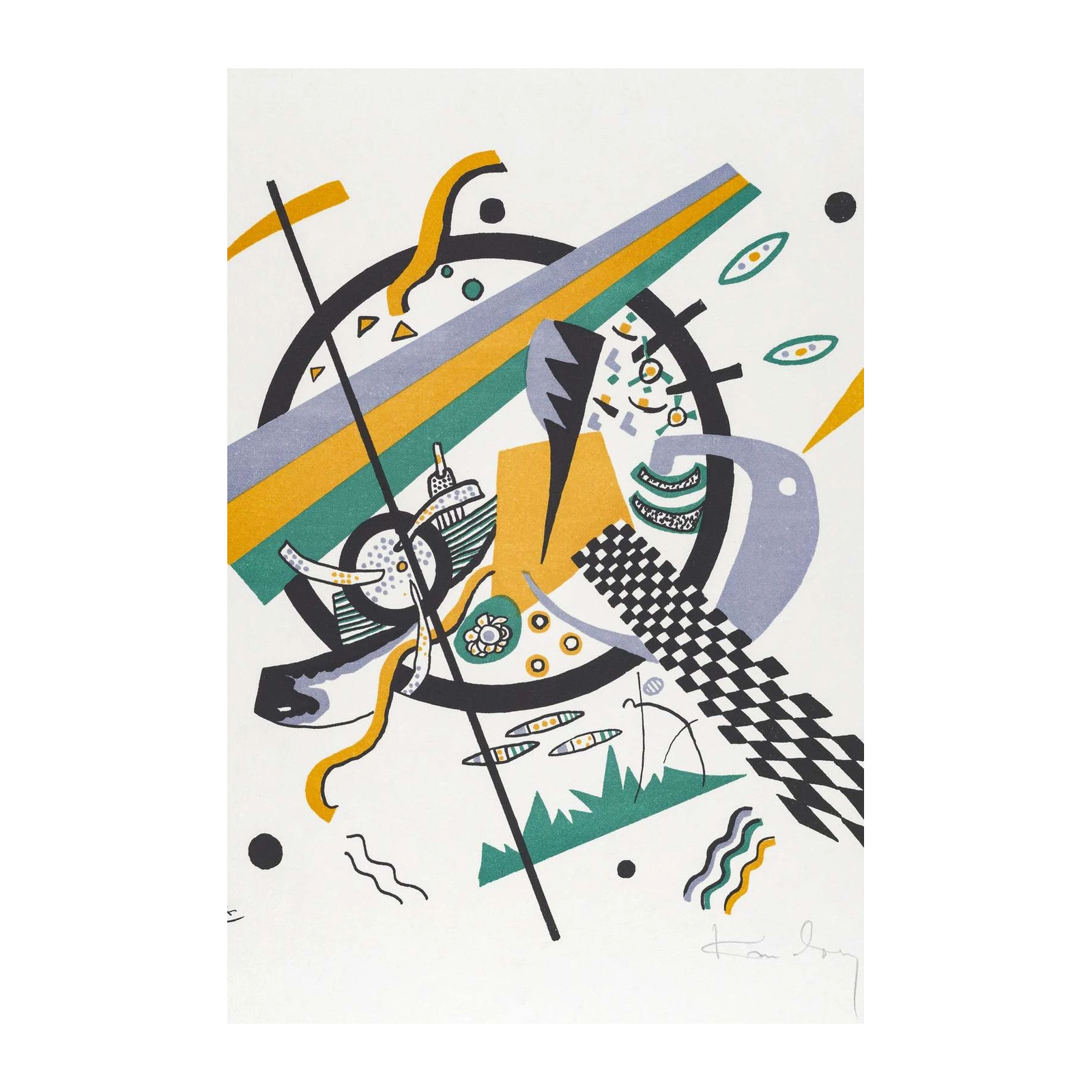 Abstract Geometric Movement Wall Art