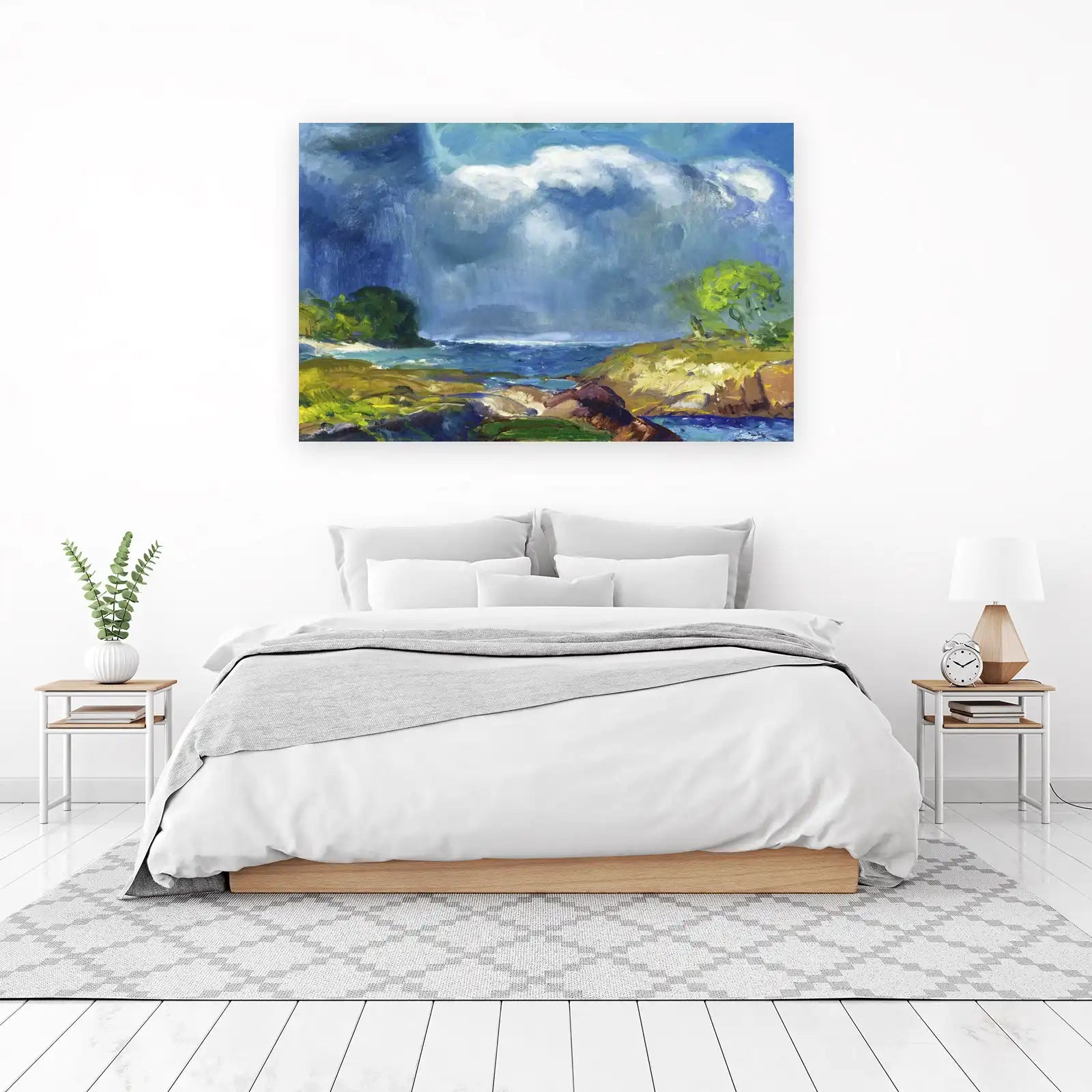 Dramatic Coastal Storm Sky Wall Art