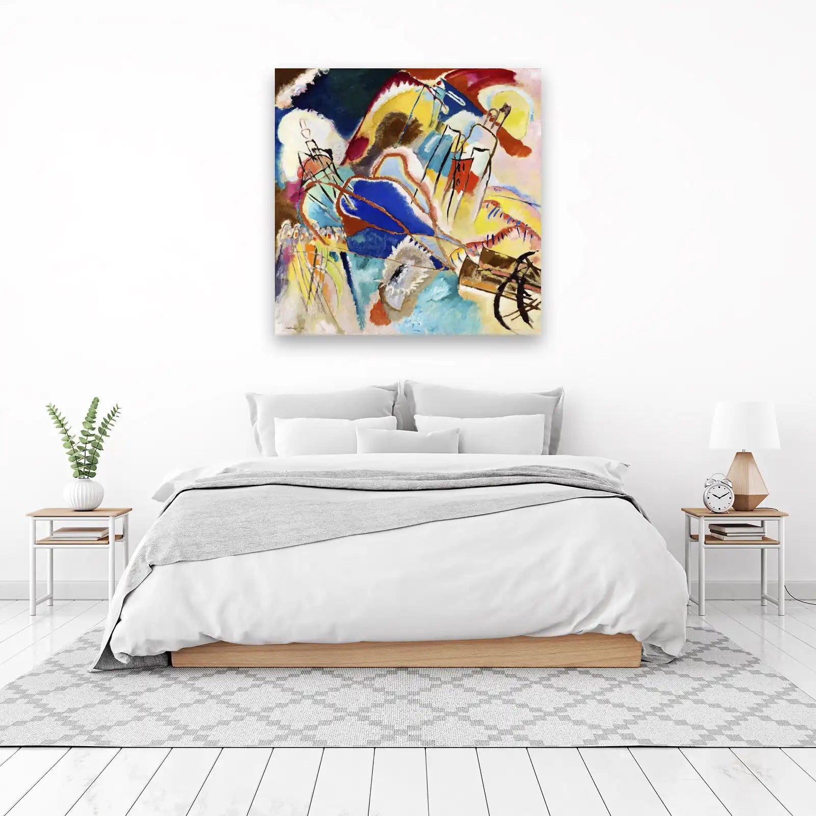 Abstract Symphony Wall Art - Vibrant Expressionism Art