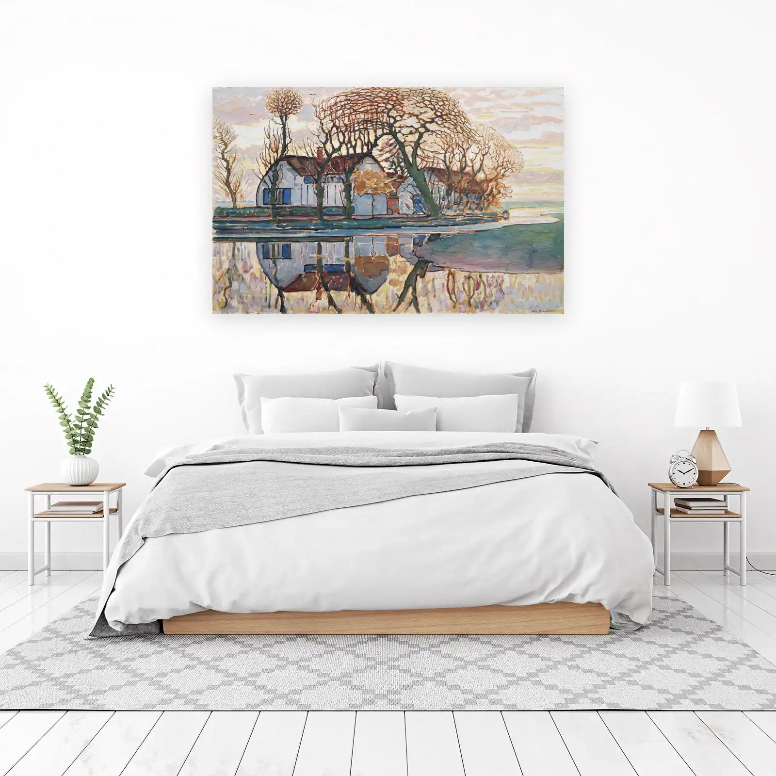 Impressionist Canal House Wall Art