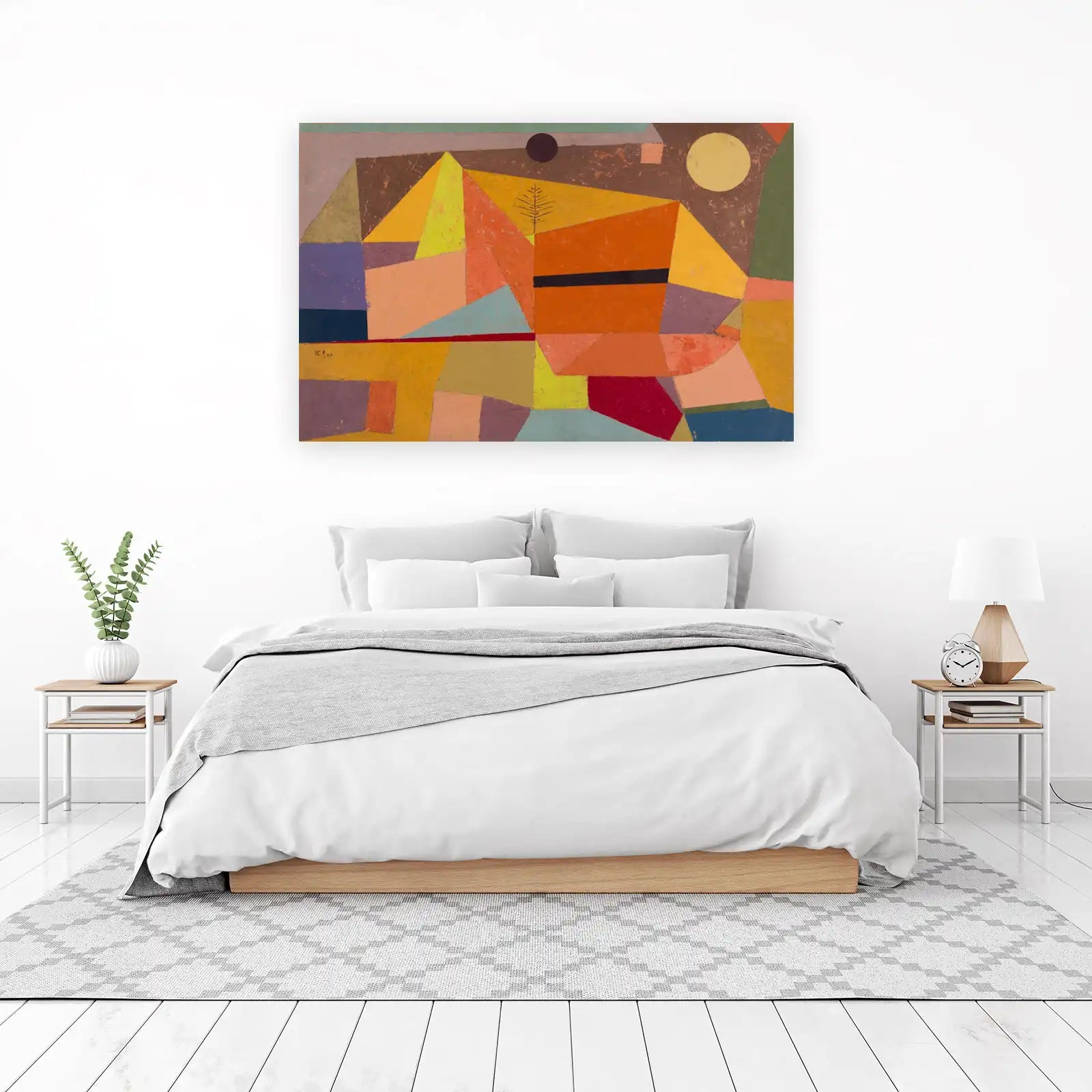 Abstract Geometric Landscape Wall Art