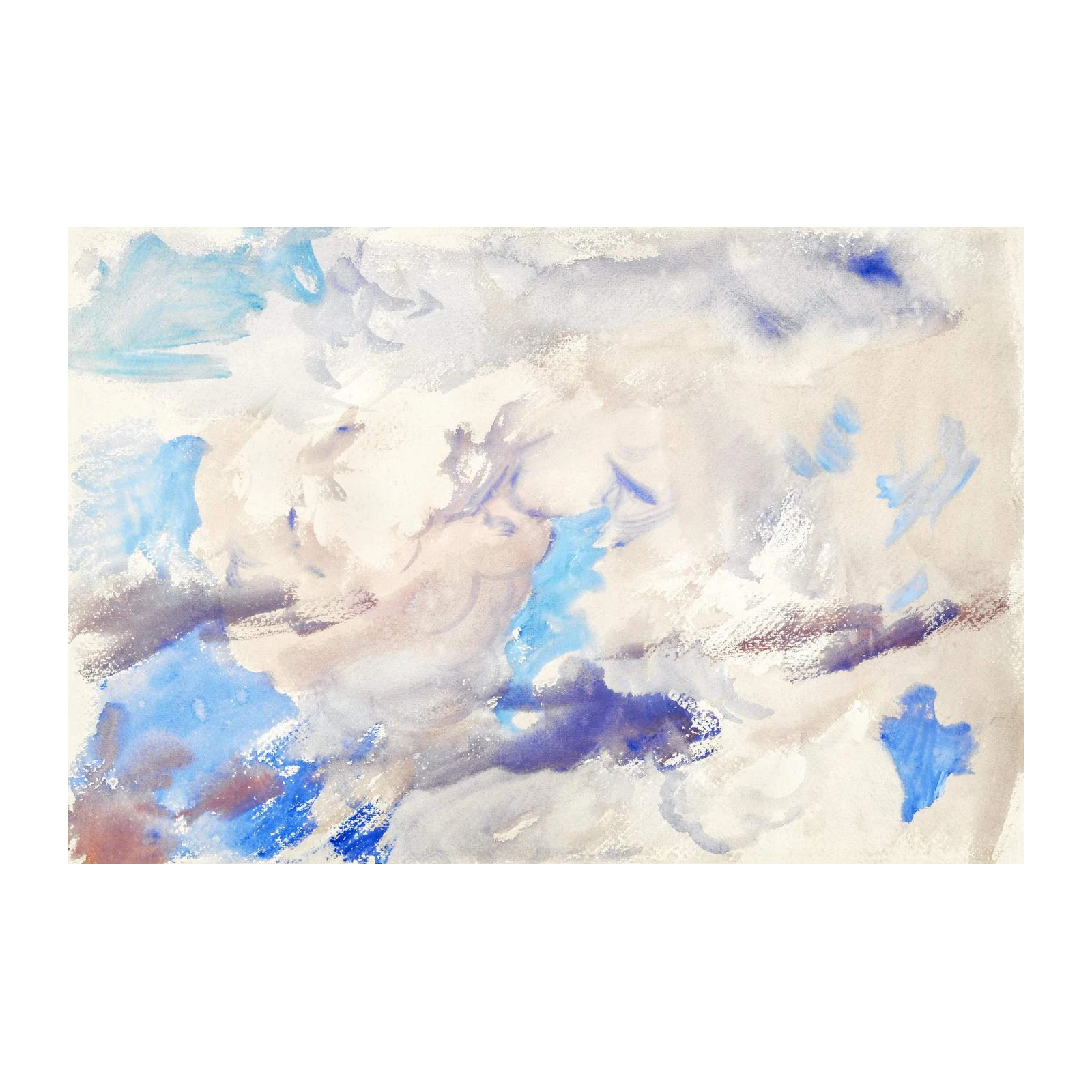 Dreamy Sky Abstract Watercolor Wall Art